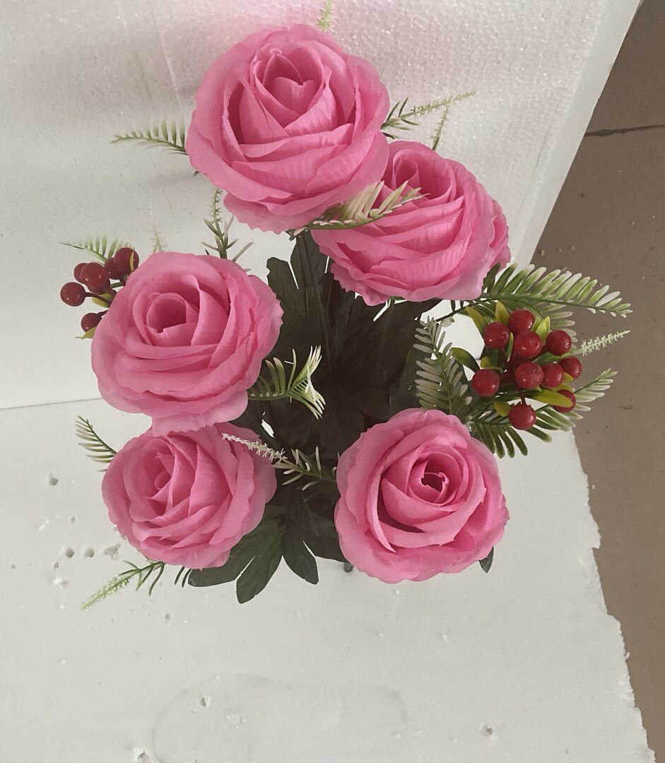 Pink roses, college entrance examination bouquets, artificial flowers, artificial flowers, artificial flowers, artificial flowers