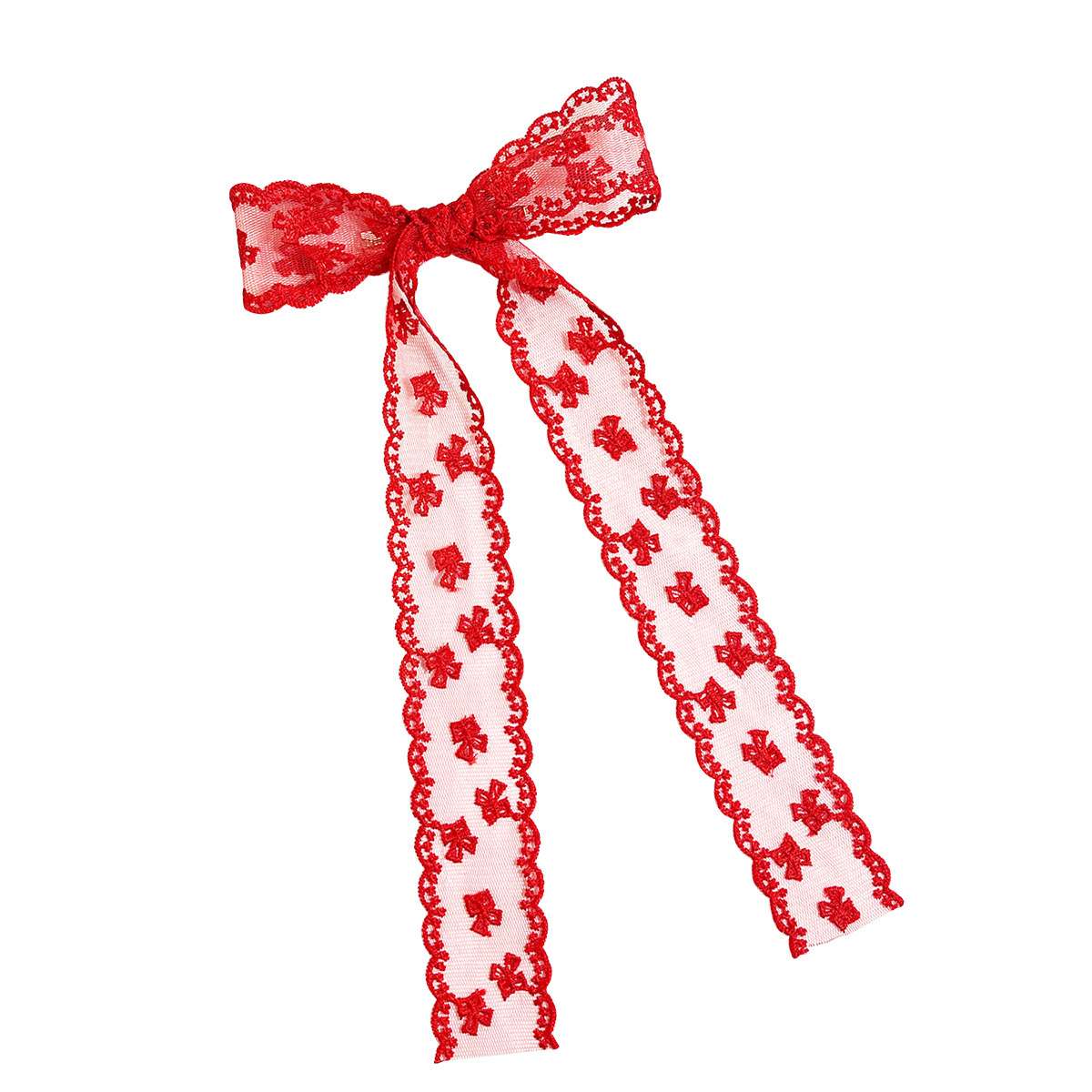 Lace, bow, ribbon hair clips, Korean-style hair accessories and ladylike headwear, 50 pieces per pack detail image 4