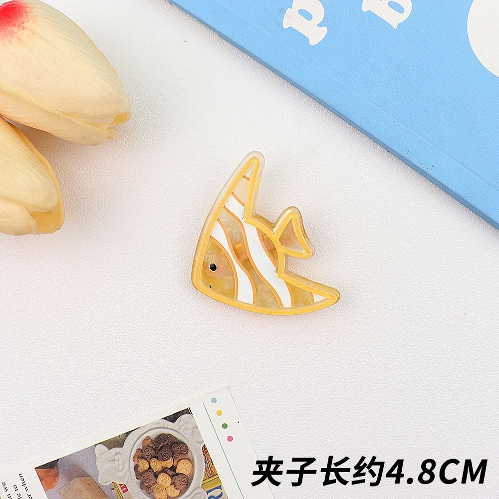 Ocean Series hair clips, versatile for campus, small fish hair clips, ins high appearance level, broken hair clips, duckbill clips, little dolphin hair clips, hair clips detail image 2