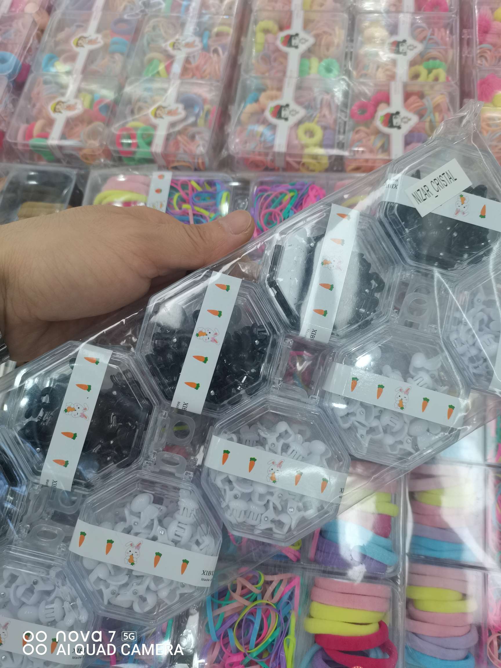 时尚饰品儿童小抓夹 头饰夹子 美发抓夹 优雅黑白配 简约各种造型 持久不伤发质 详情图3