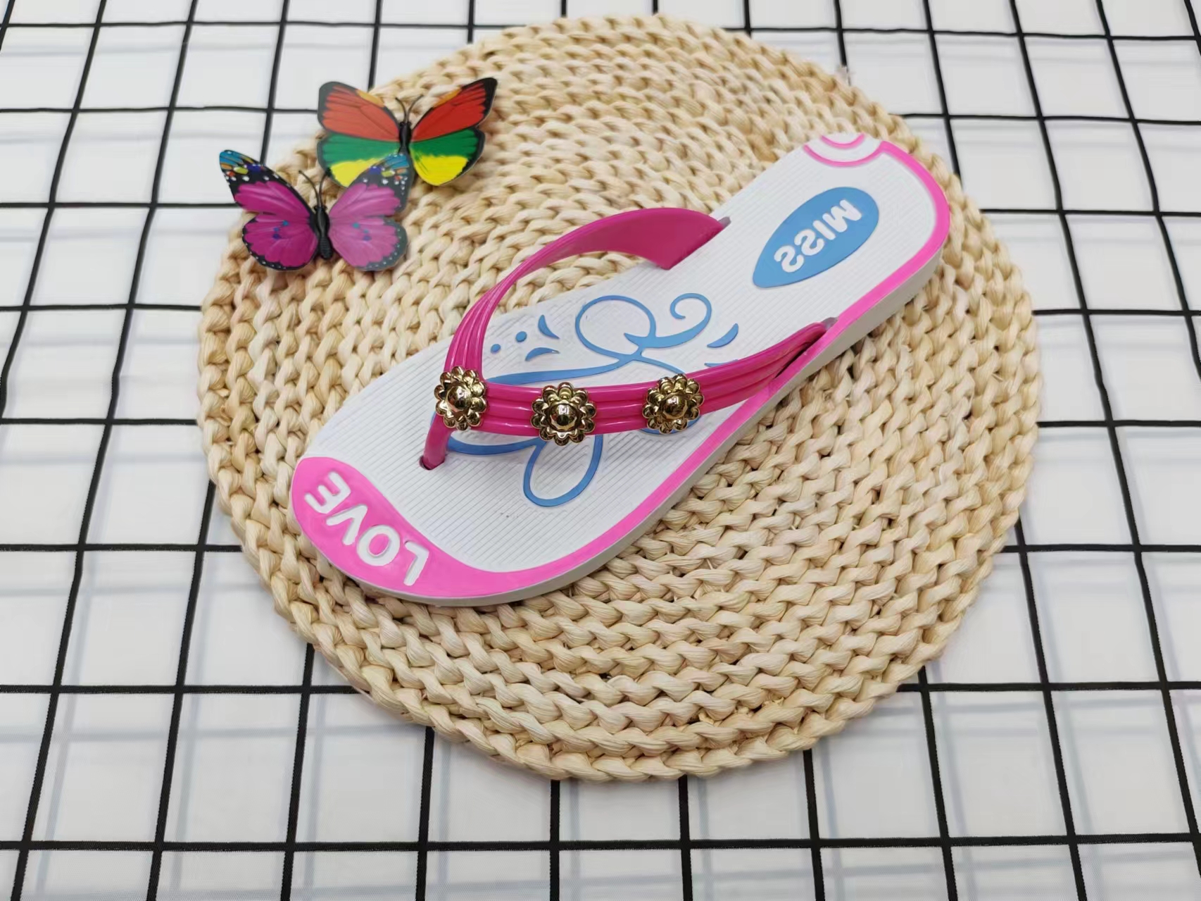 Summer fashion outerwear flip-flops details Picture