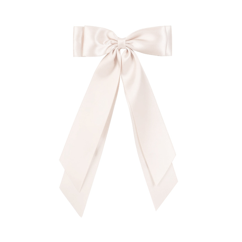 The creative hair clip with a large bow at the back of the head, a beautiful and elegant lady's duckbill clip Item Picture
