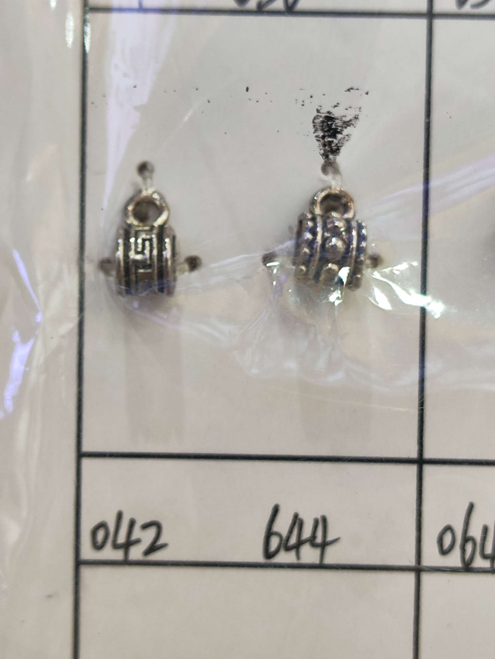 Factory direct sales of diy handcrafted alloy jewelry accessories for three-way pipes with hoists details Picture