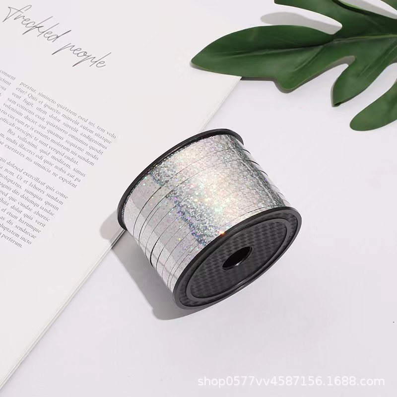 Factory direct sales: 100-yard laser balloon ribbon binding rope, balloon binding rope detail image 3
