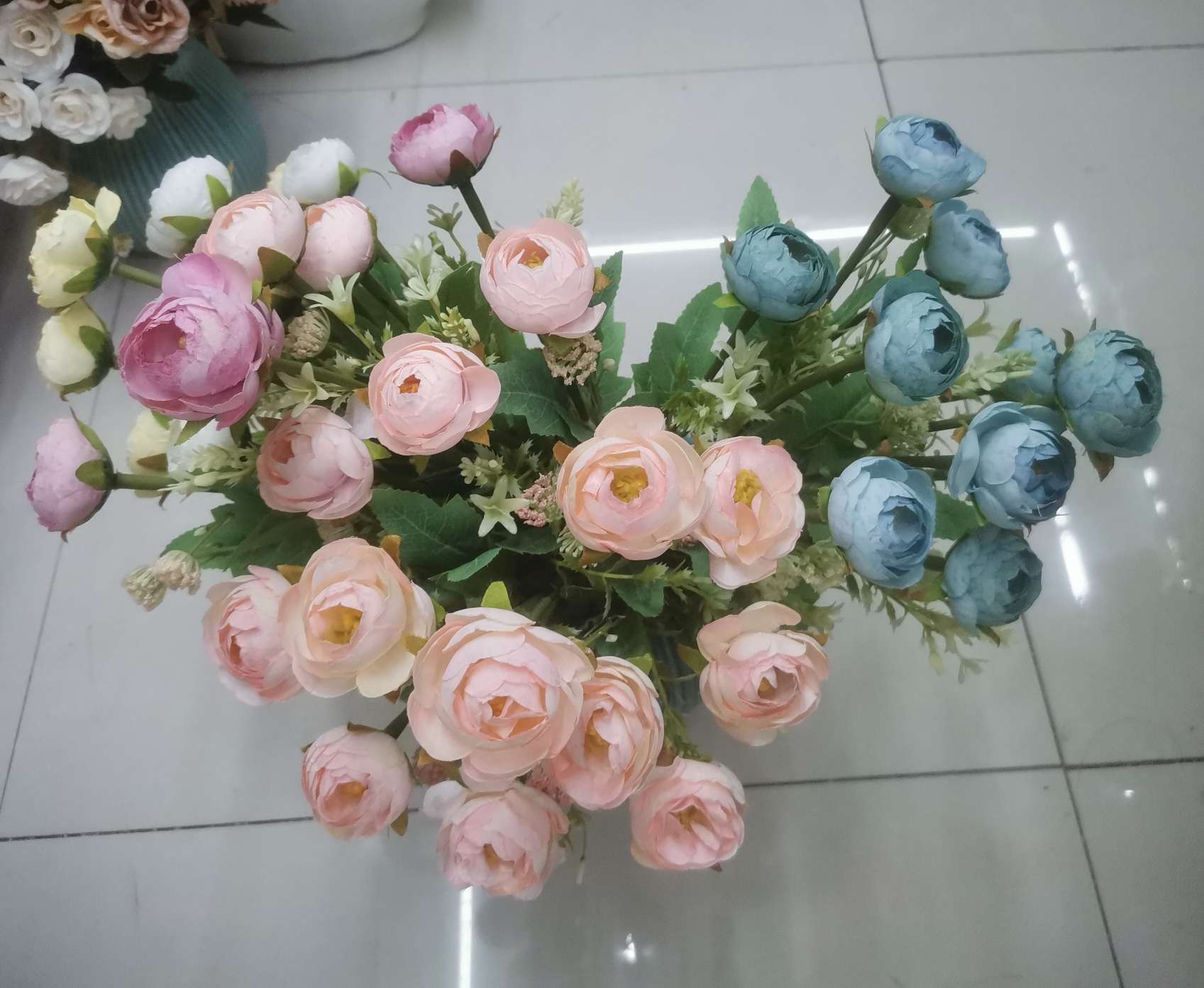 新款欧式10叉玫瑰苞花苞仿真花家居酒店装饰花人造花 详情图6