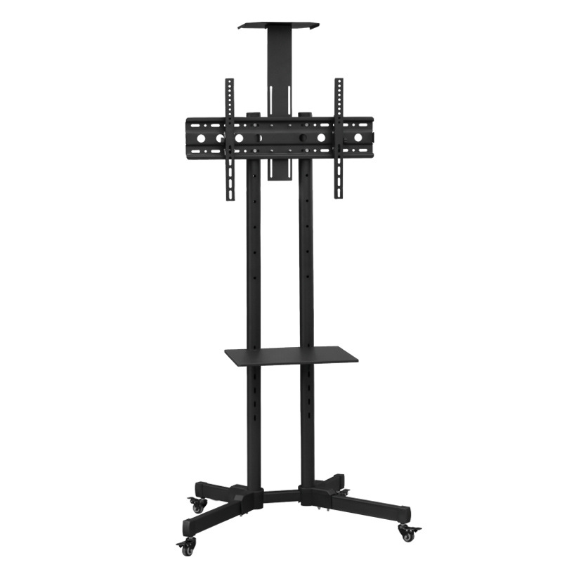 Factory wholesale LCD TV stand floor-standing brackets 32-65 and 32-55 inch movable trolley brackets. detail image 3