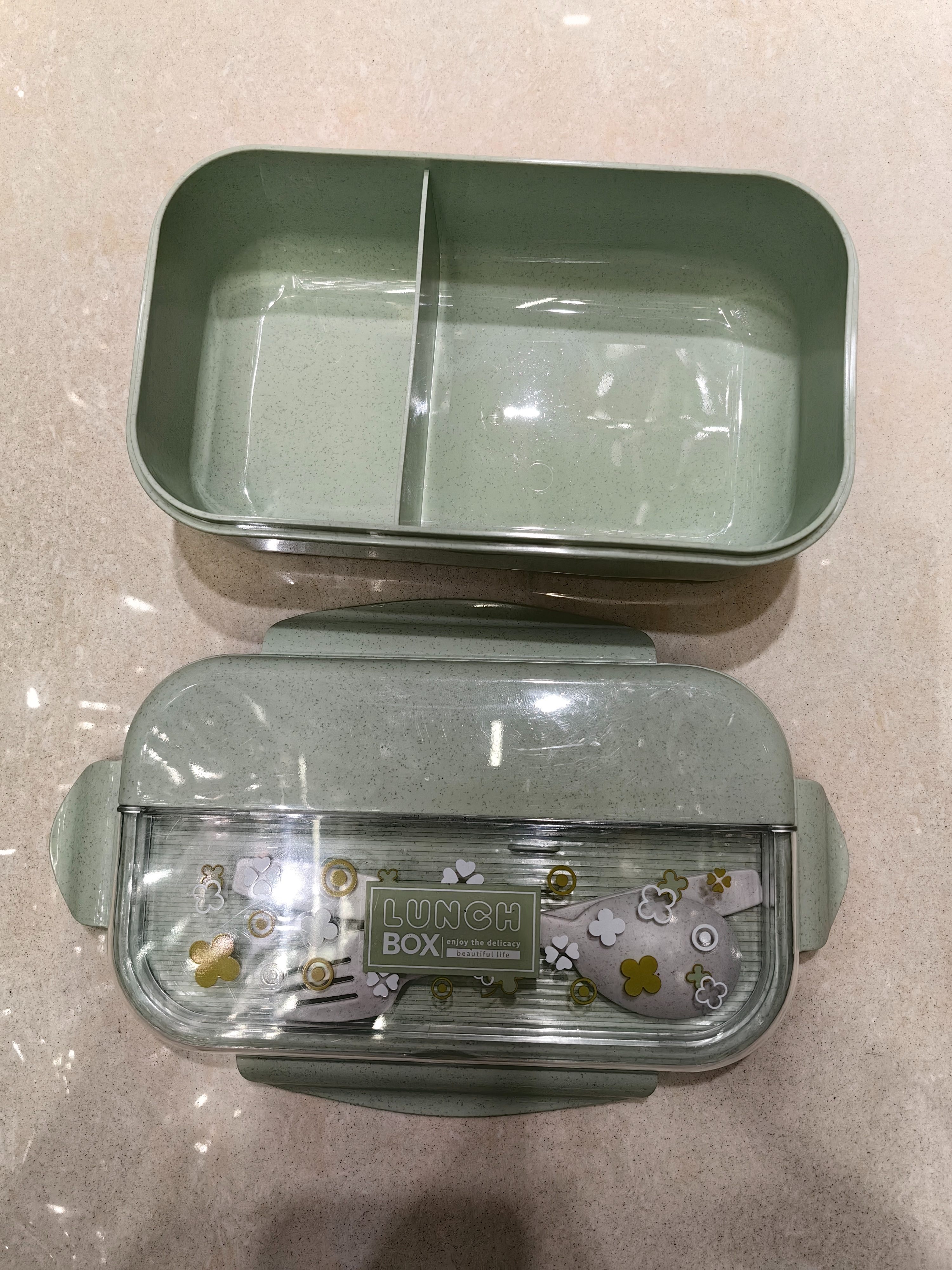 饭盒/便当盒/保鲜盒/双层饭盒带餐具/不锈钢饭盒产品图