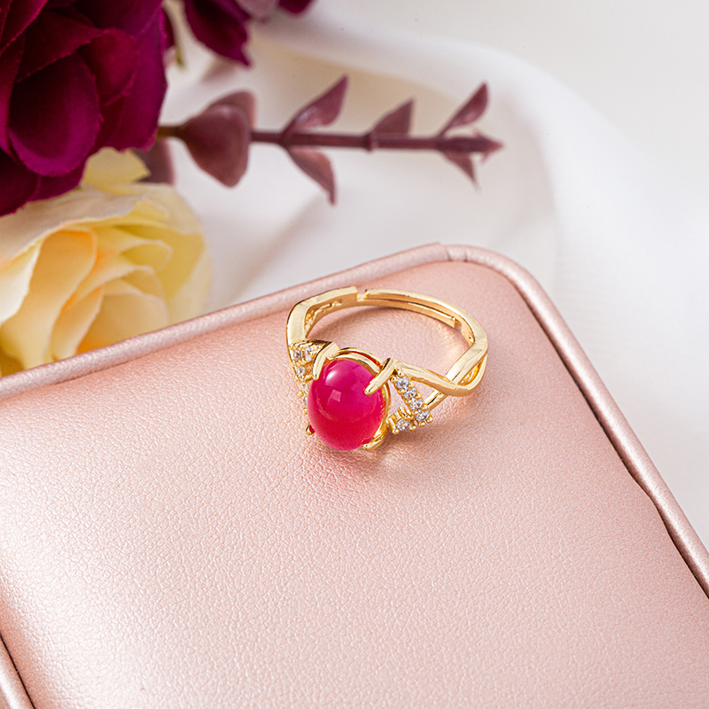 2024 Ring with temperature-sensitive color-retaining gold plating and adjustable bezel Specification image