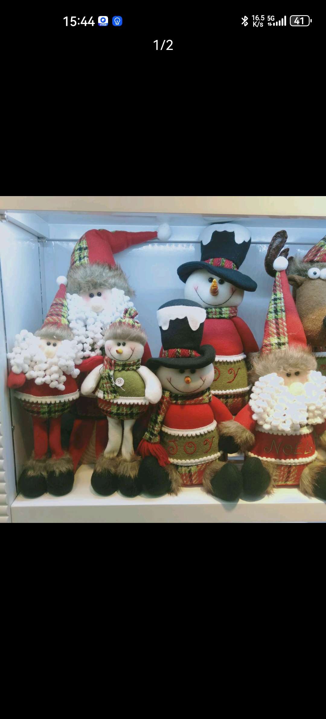 Standing elderly people, snowmen, best-selling Christmas gifts, gift decoration dolls, factory direct sales, in stock supply details Picture