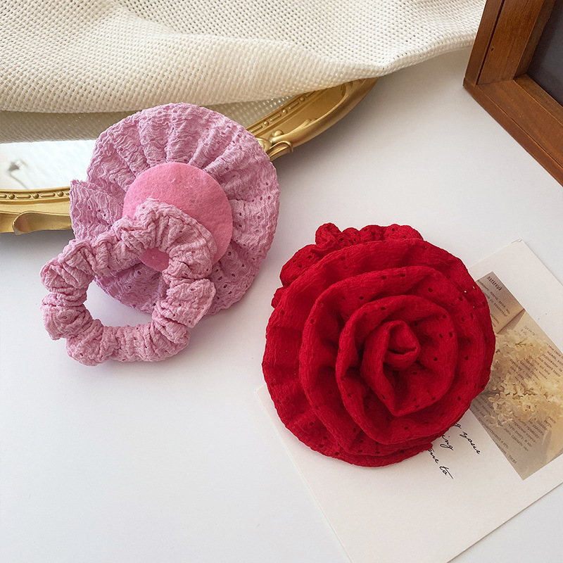 Knitted fabric curly headband, hair tie, hair band, hair accessory, hair accessory, beautiful and elegant, does no harm to hair and skin, comfortable and breathable, hair band, wash face detail image 3