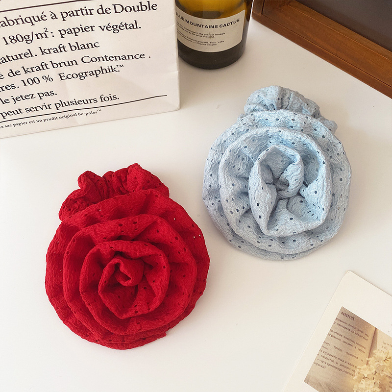 Knitted fabric curly headband, hair tie, hair band, hair accessory, hair accessory, beautiful and elegant, does no harm to hair and skin, comfortable and breathable, hair band, wash face detail image 4