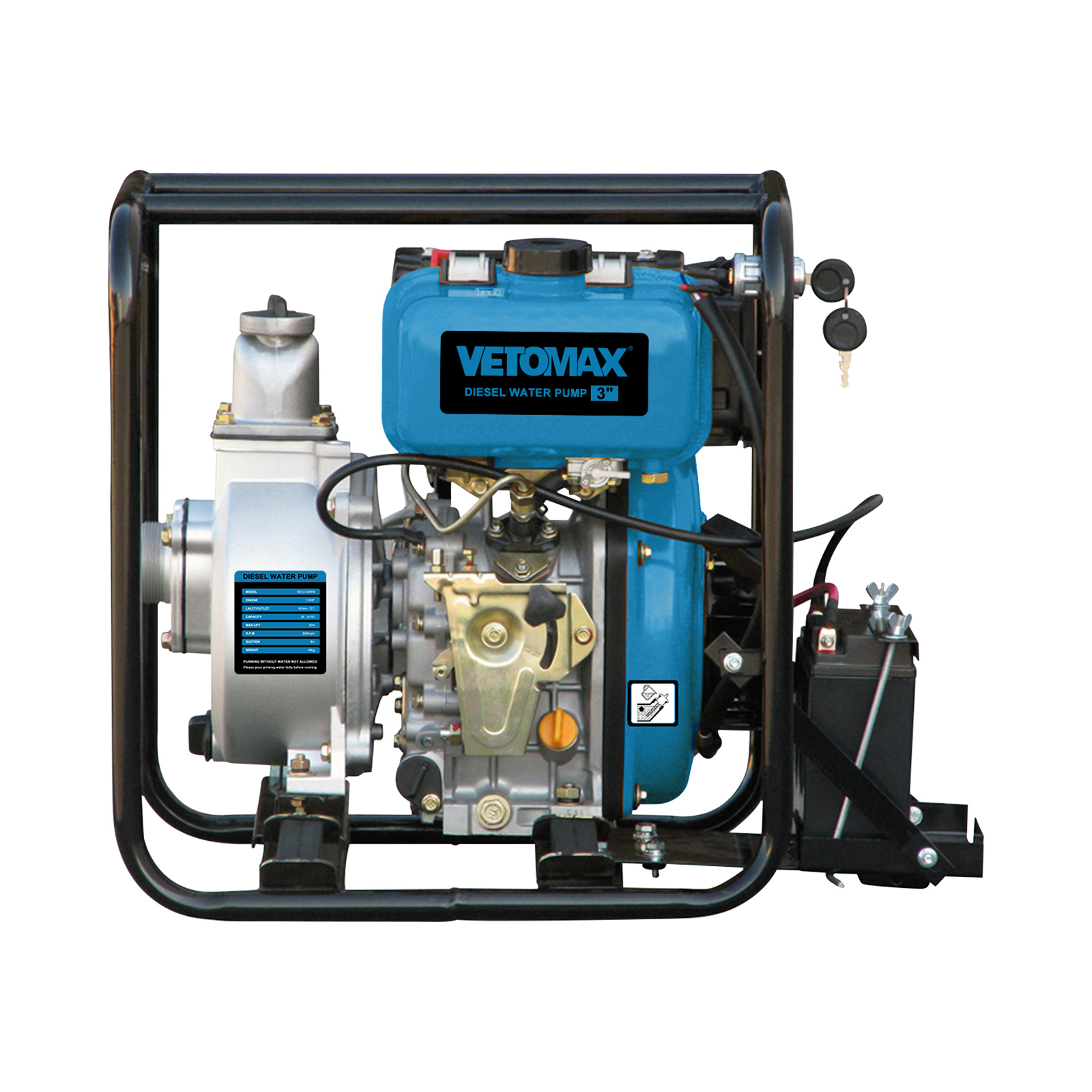 DIESEL WATER PUMP (80MM 3' Recoil) Diesel water pump manual