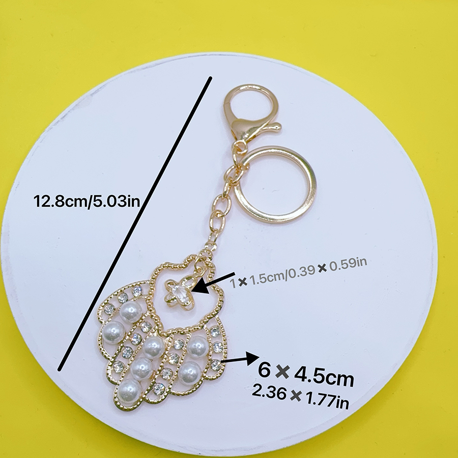 钥匙扣/不锈钢钥匙扣/钥匙扣女2024可爱/三丽鸥/亚克力钥匙扣白底实物图