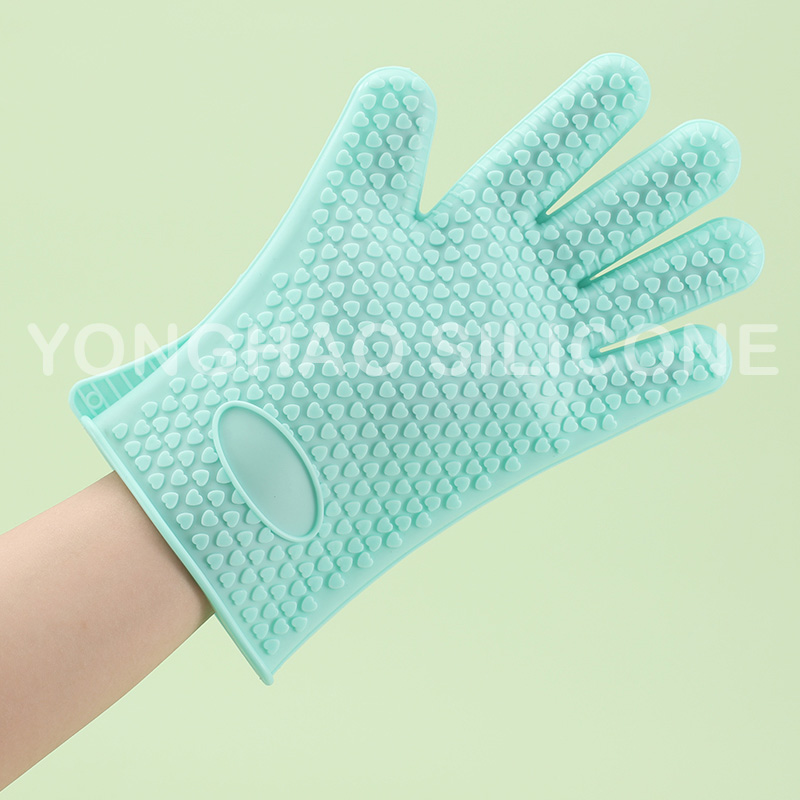 Silicone Heat-proof Flexible Dishwashing Baking Gloves 产品图