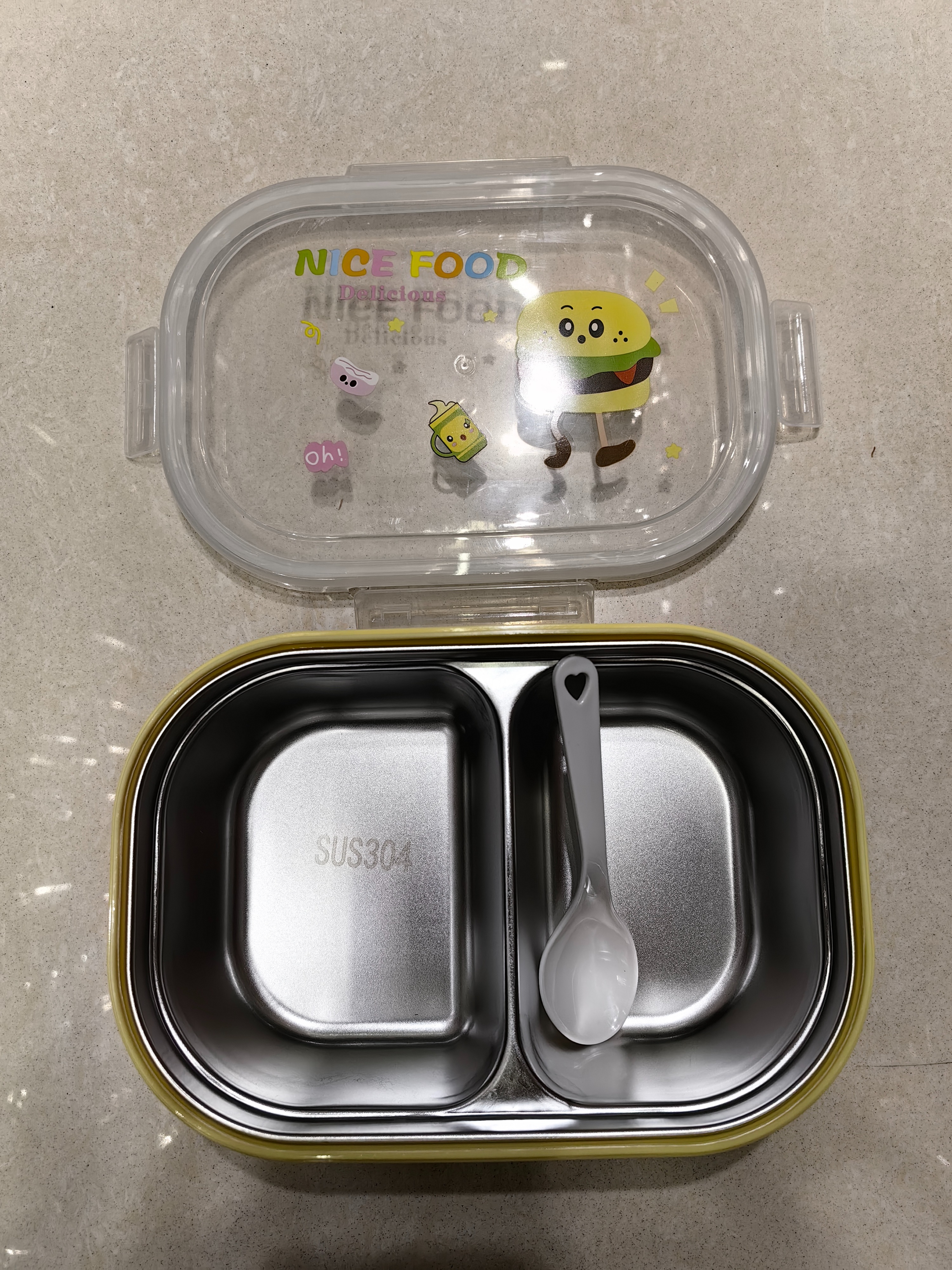 Four-Layer Stainless Steel Lunch Box Disposable Lunch Box Preservation Box Outdoor Portable Insulated Lunch Box Environmental Durable Bento Box details Picture