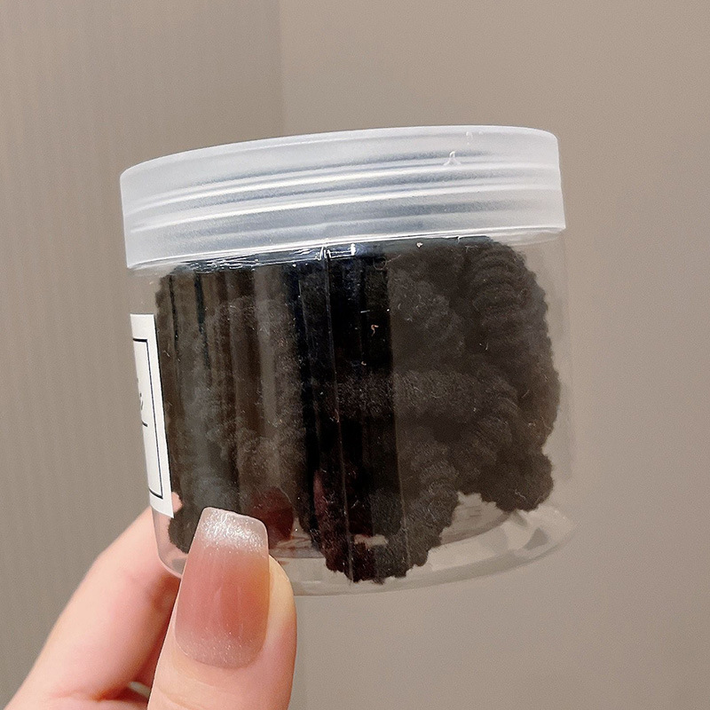 婴儿扎头发皮筋不伤发弹性好可爱毛巾圈宝宝耐用小发圈头绳详情图9