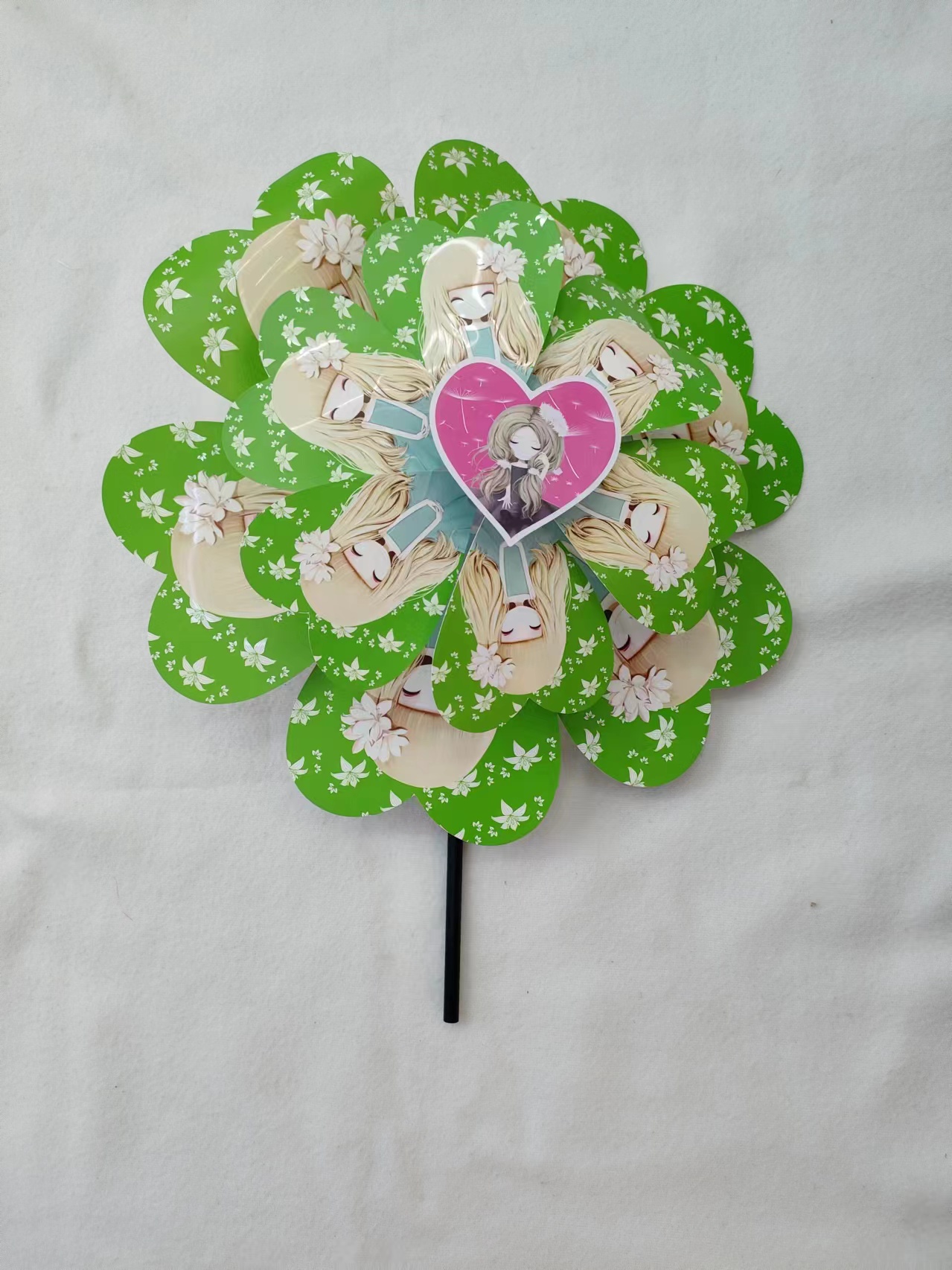 风车小风车 风车凳 色彩鲜艳 旋转自由 安全环保材质 儿童户外玩具