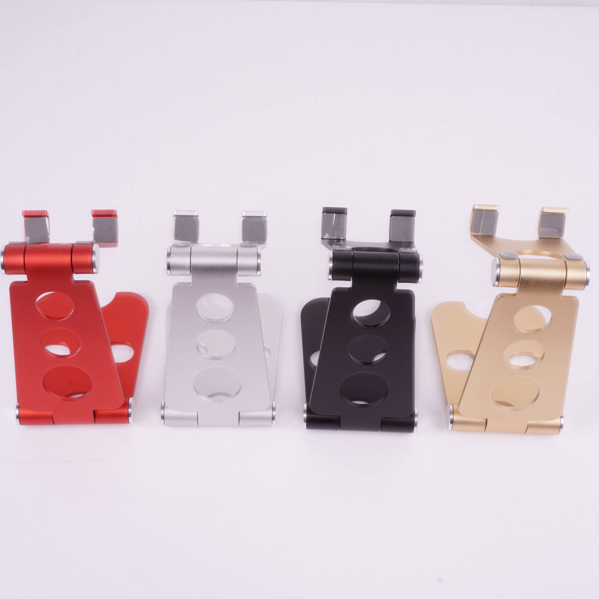Double-folding phone stand, large dual-rotating shaft adjustable, large foldable storage, suitable for both mobile phones and tablets pic 6