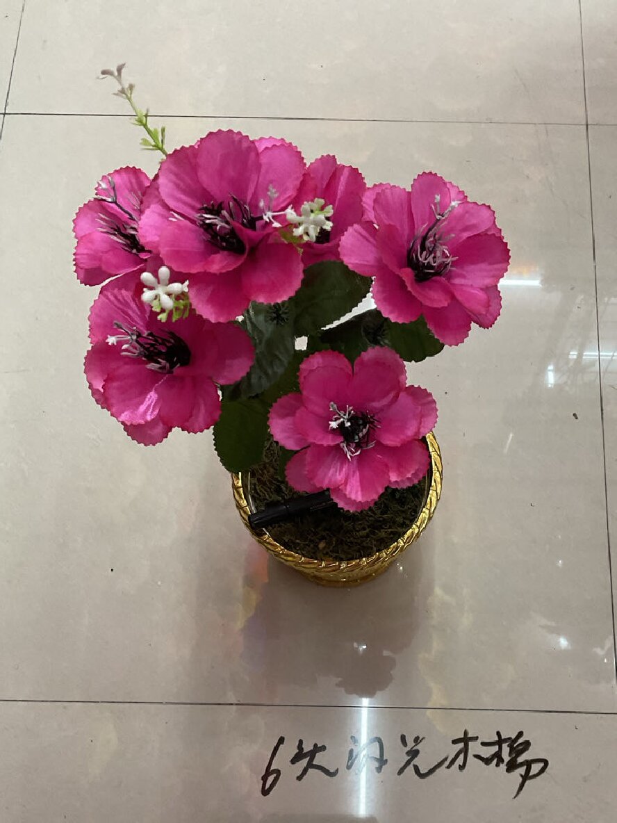 Shining kapok artificial flowers, artificial flowers, artificial flowers, living room artificial flowers