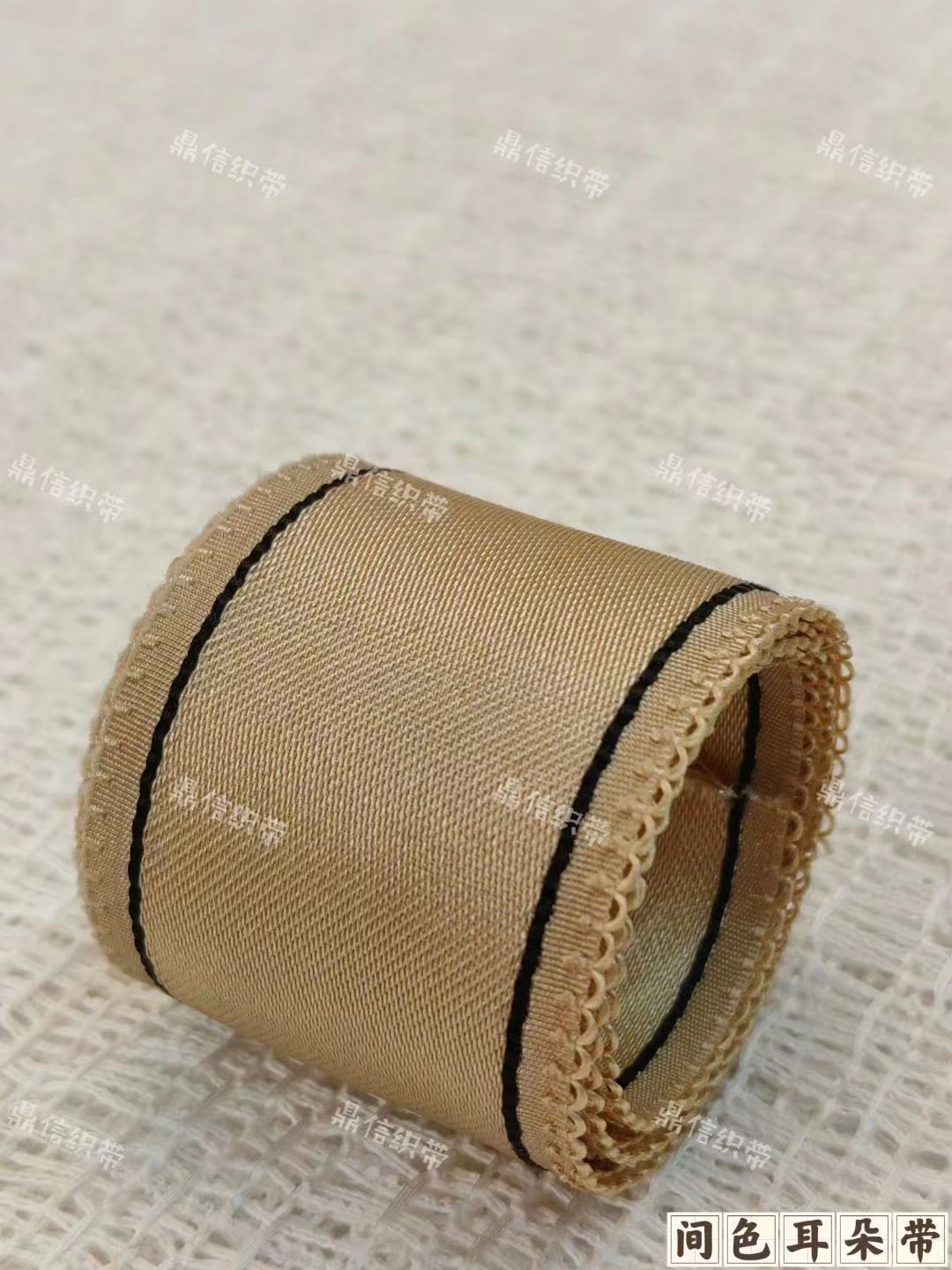 Dingxin Korean webbing Handmade DIY two-color ear straps, box clothing, hair clips, bows, simple and high-end hair accessory materials, new INS style details Picture