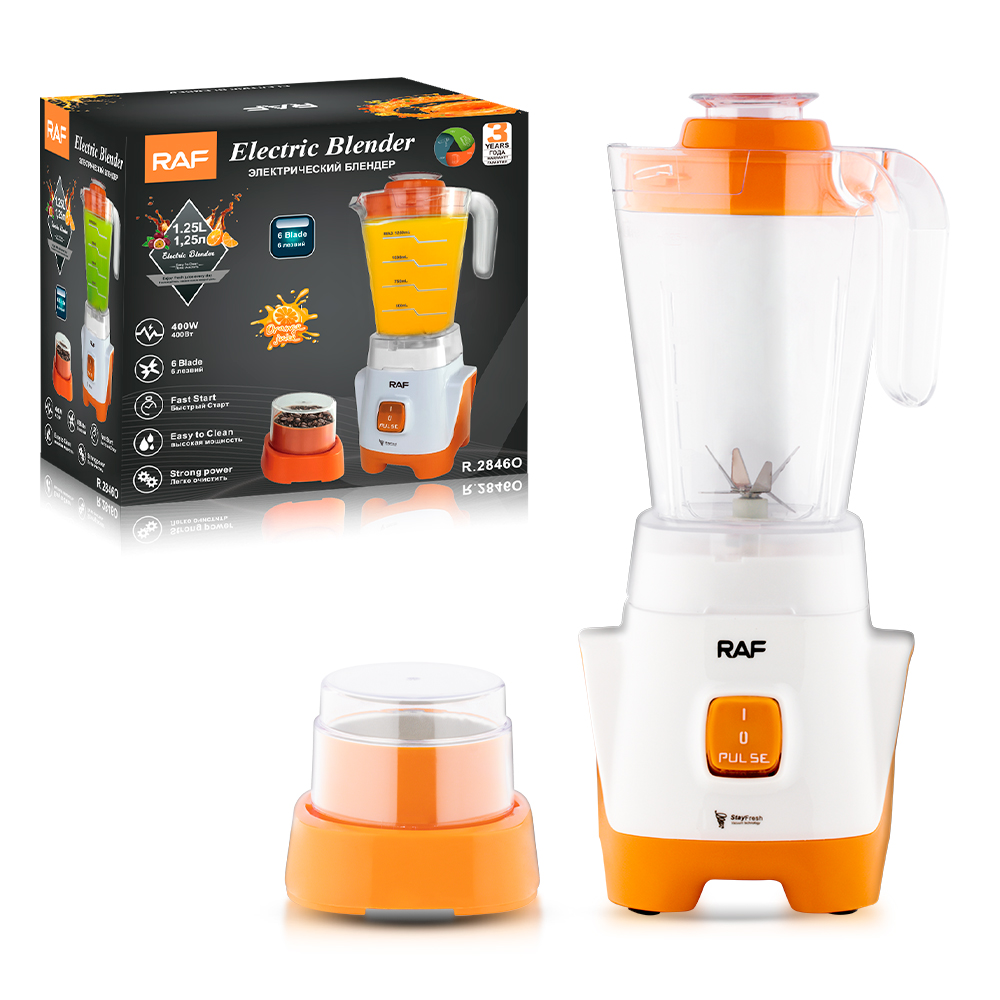 RAF European-style food processor, blender, fruit and vegetable juicer, household juice blender, baby food smoothie machine, 1.25L Application Scenario