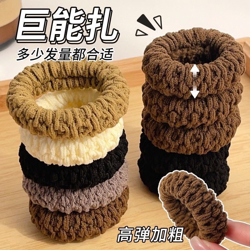 时尚饰品女士发饰头饰发圈头绳皮筋大肠圈大肠发圈 简约耐用不伤发质