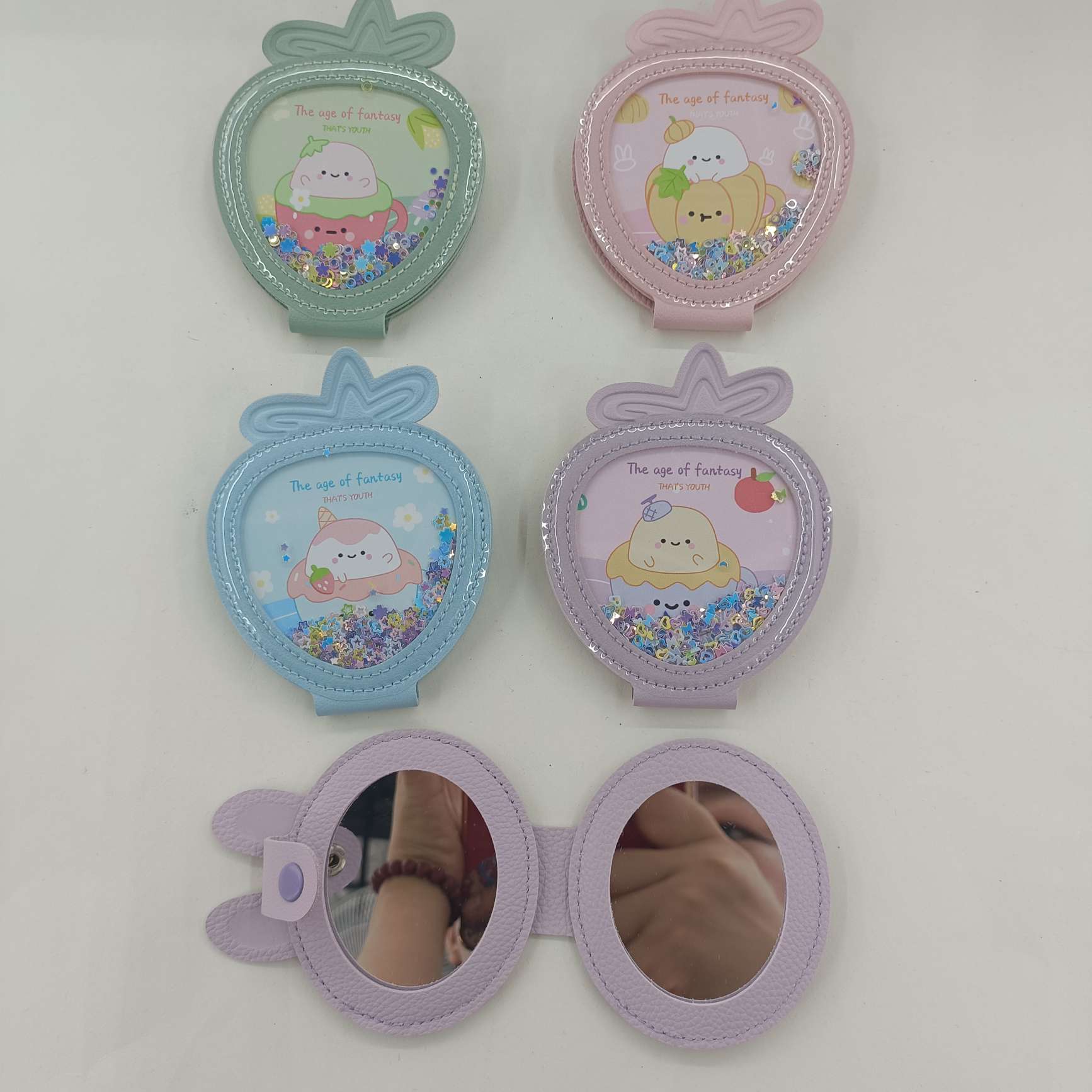 小镜子，卡通镜子，手柄镜详情图5