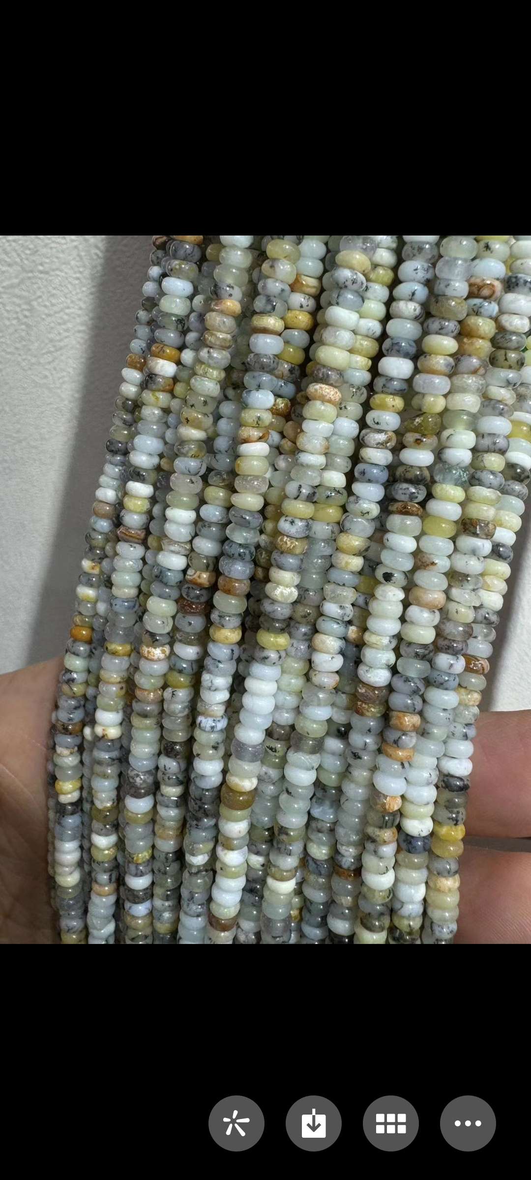 Semi-finished jewelry accessories, glass beads, loose beads, DIY handcrafted beads, string beads, exquisite jewelry beads, bracelet, necklace making materials, natural stone, Jy88801 string beads