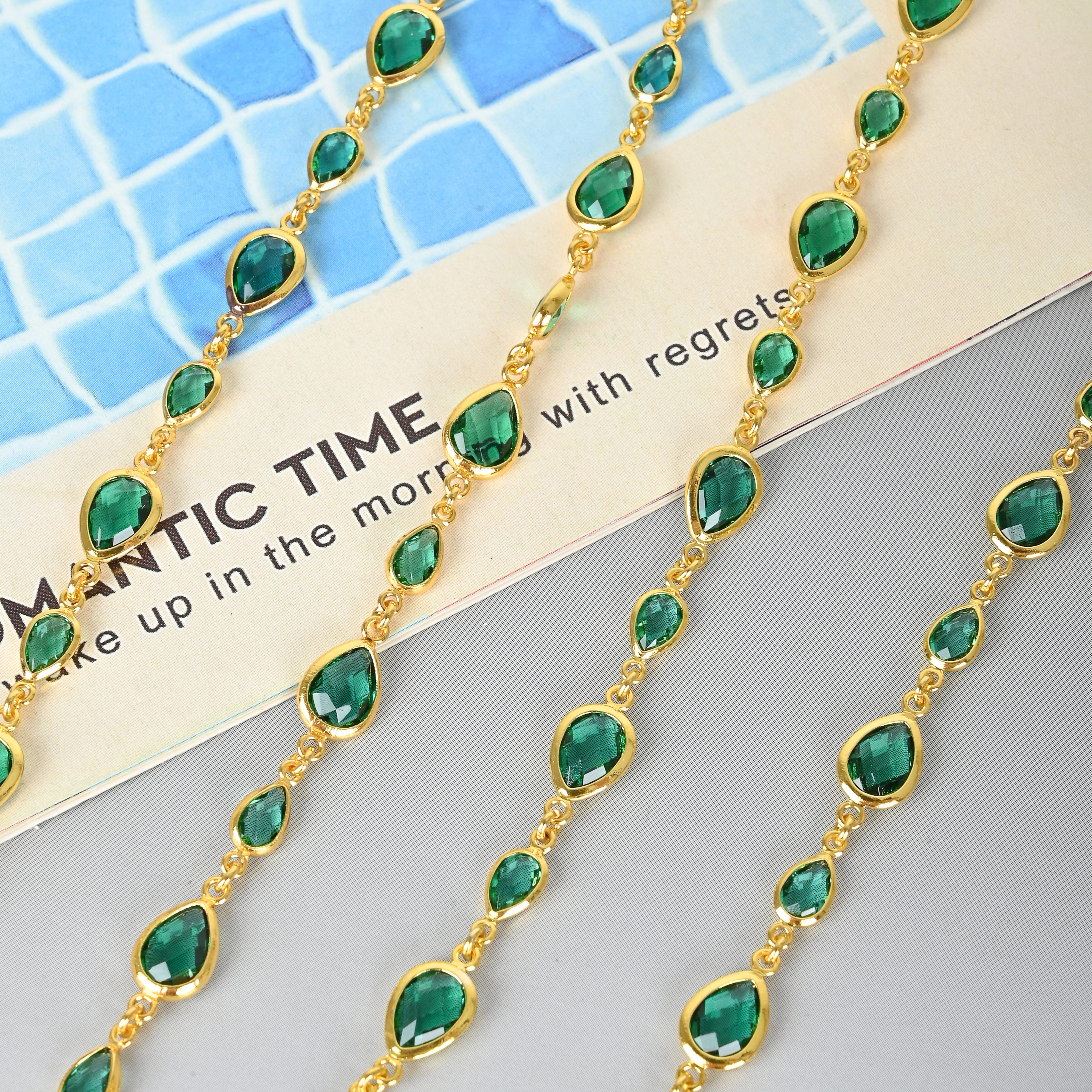 手链项链锆石链条饰品配件手工DIY异域风情发簪发冠古风007