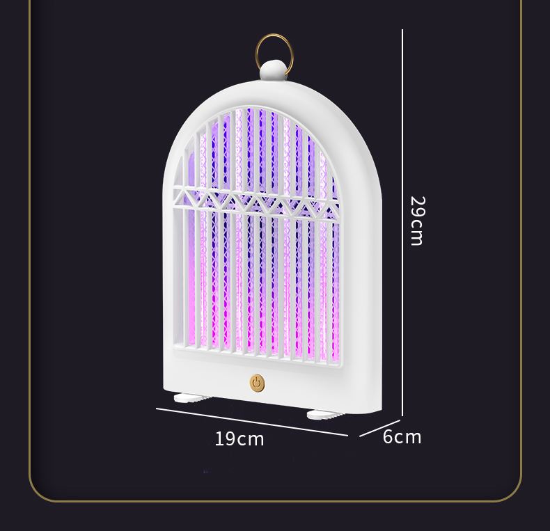 壁挂式灭蚊灯家用驱鼠蝇虫电蚊灯户外电击式灭蚊灯USB充电灭蚊露营灯两用电蚊拍驱蚊灭蚊器充电式家用超强力灭蚊灯详情10