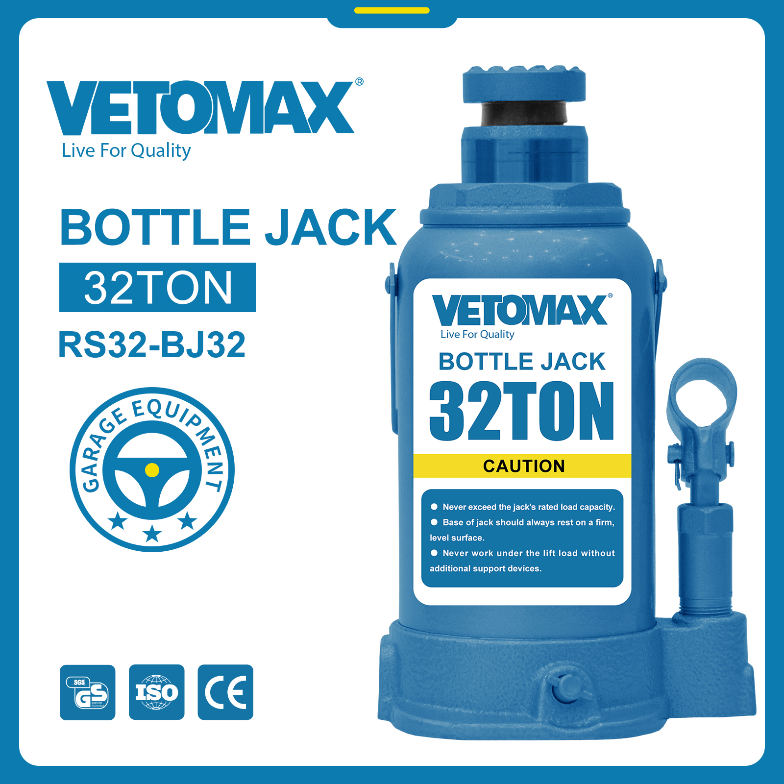 BOTTLE JACK 32T vertical jack