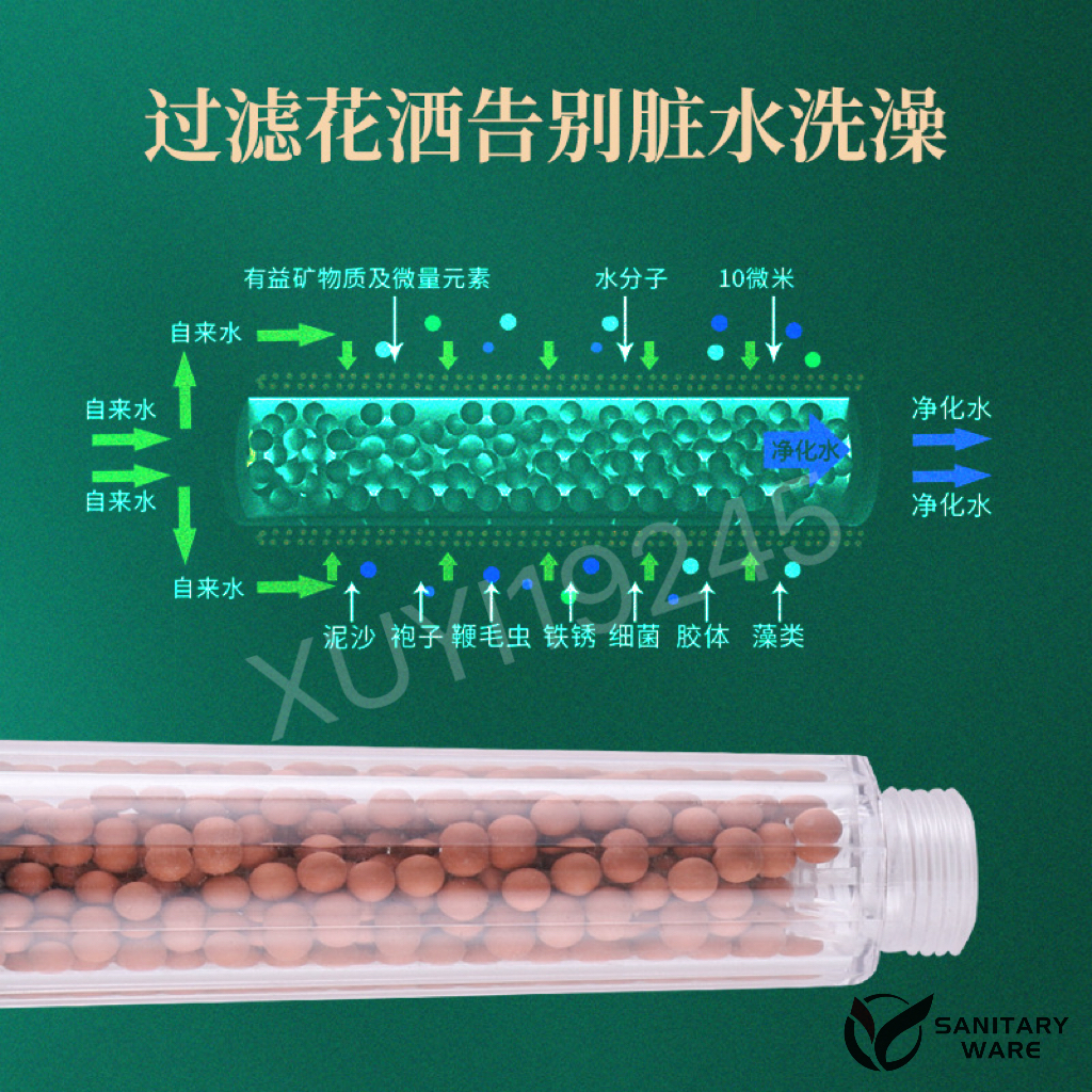 手持花洒实物图