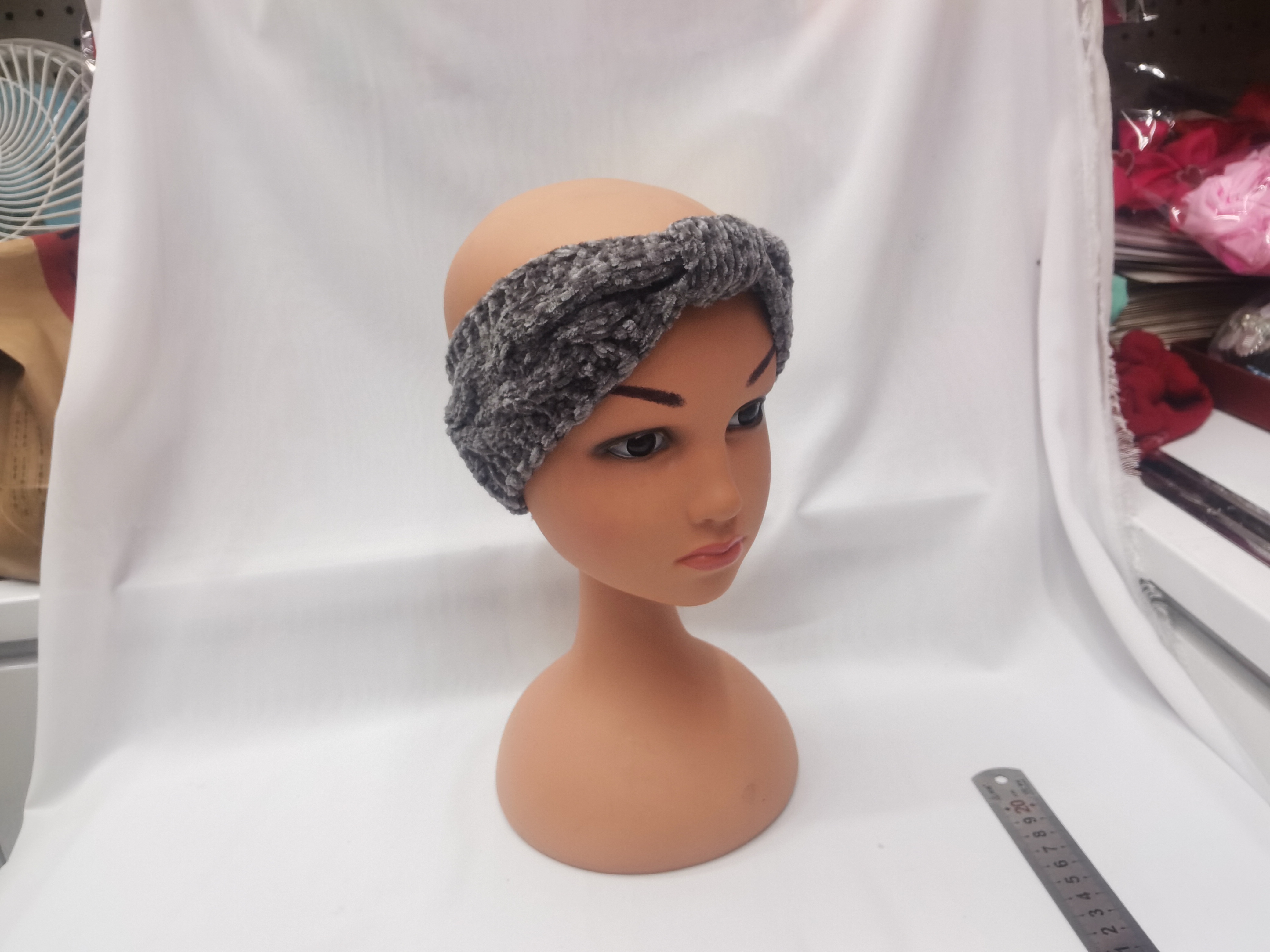 Cross-Border New Children's Headband Autumn And Winter Knitted Jacquard Line Knot Baby Headband European And American Baby Children's Hair Accessories Item Picture