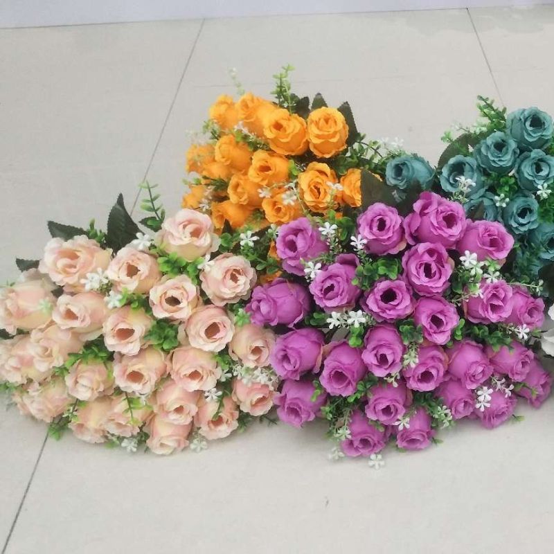 Jianying Flower Shop researches, develops, produces and sells 9-head 8-layer lilacs. 123003