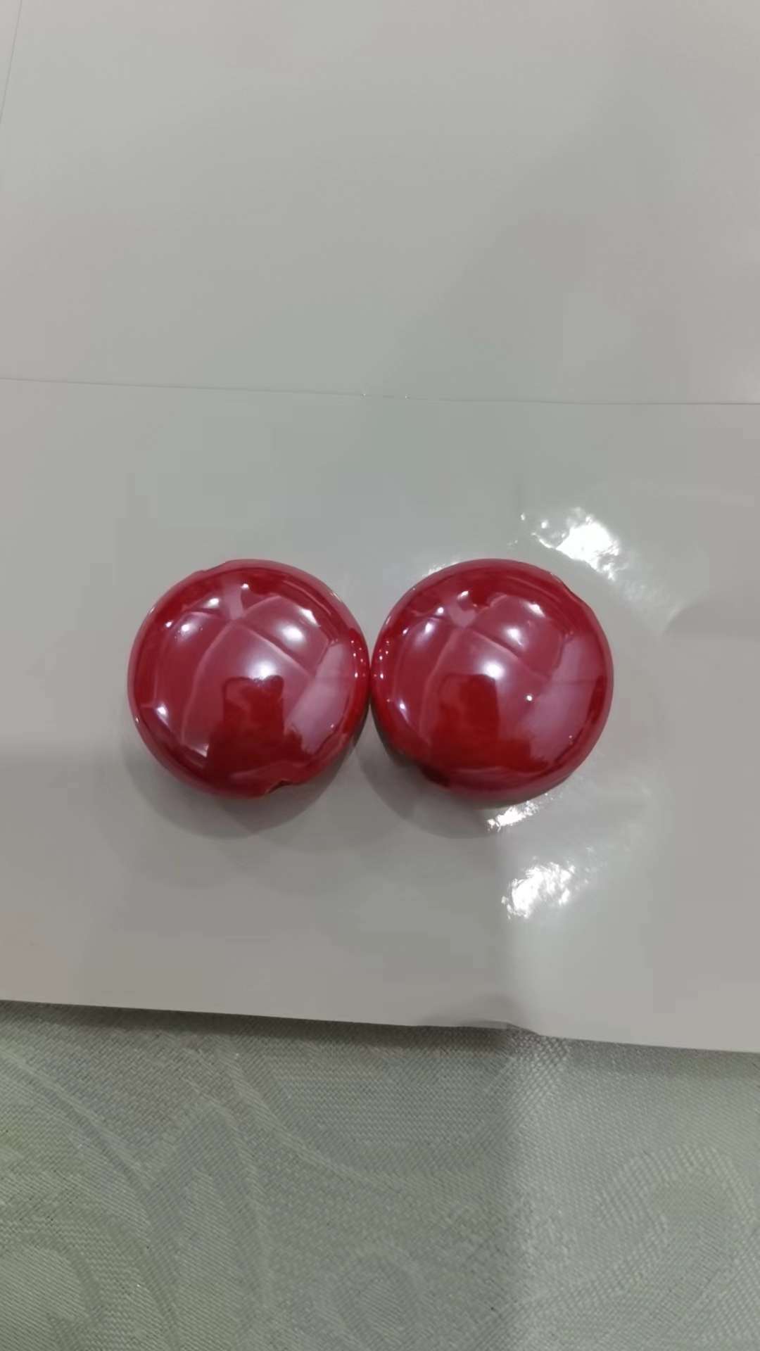 新款28扁圆陶瓷珠子，手作diy串珠饰品材料配件diy