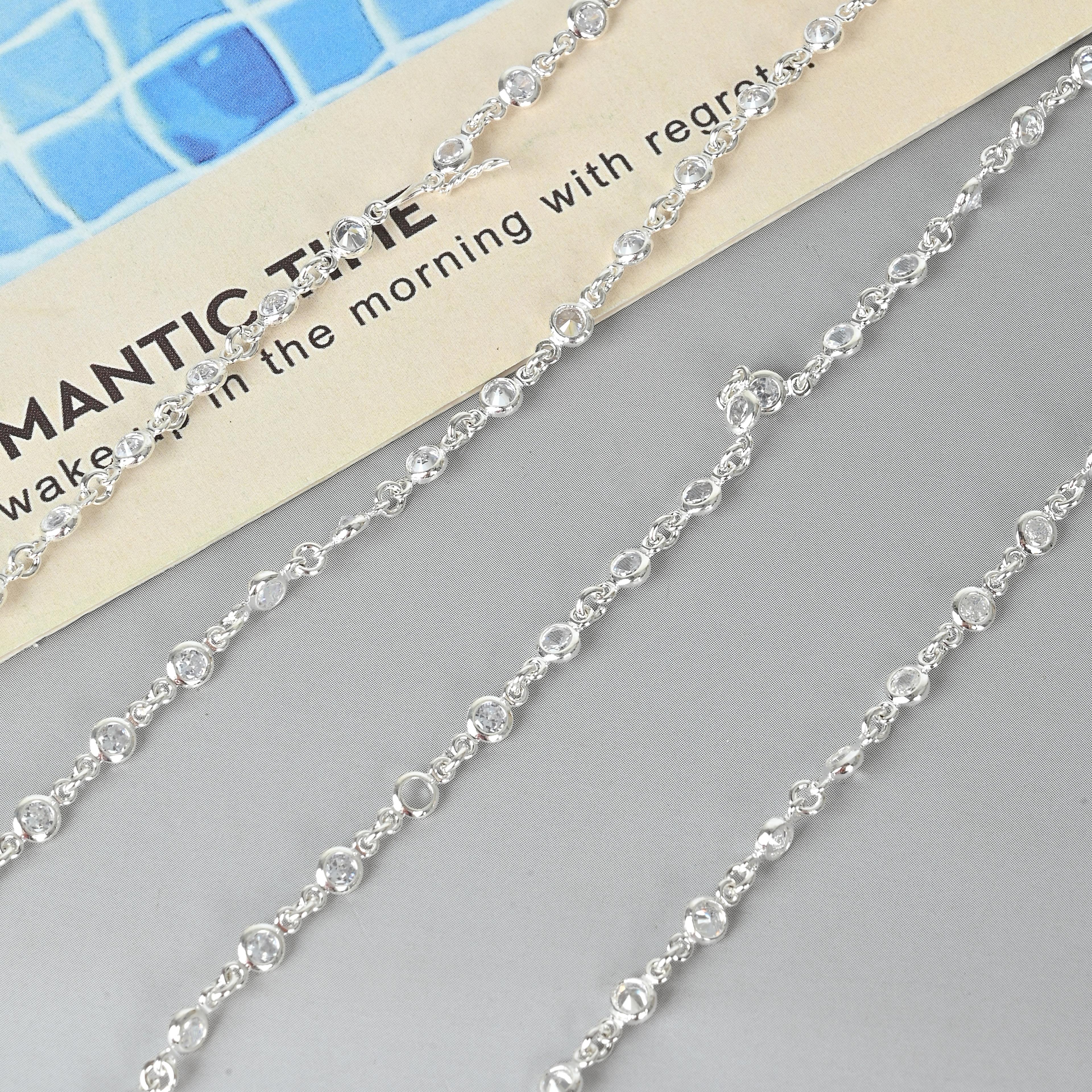 DIY jewelry decoration accessories, semi-finished products, links, basic chains, extension chains, women's necklaces, bracelets 030