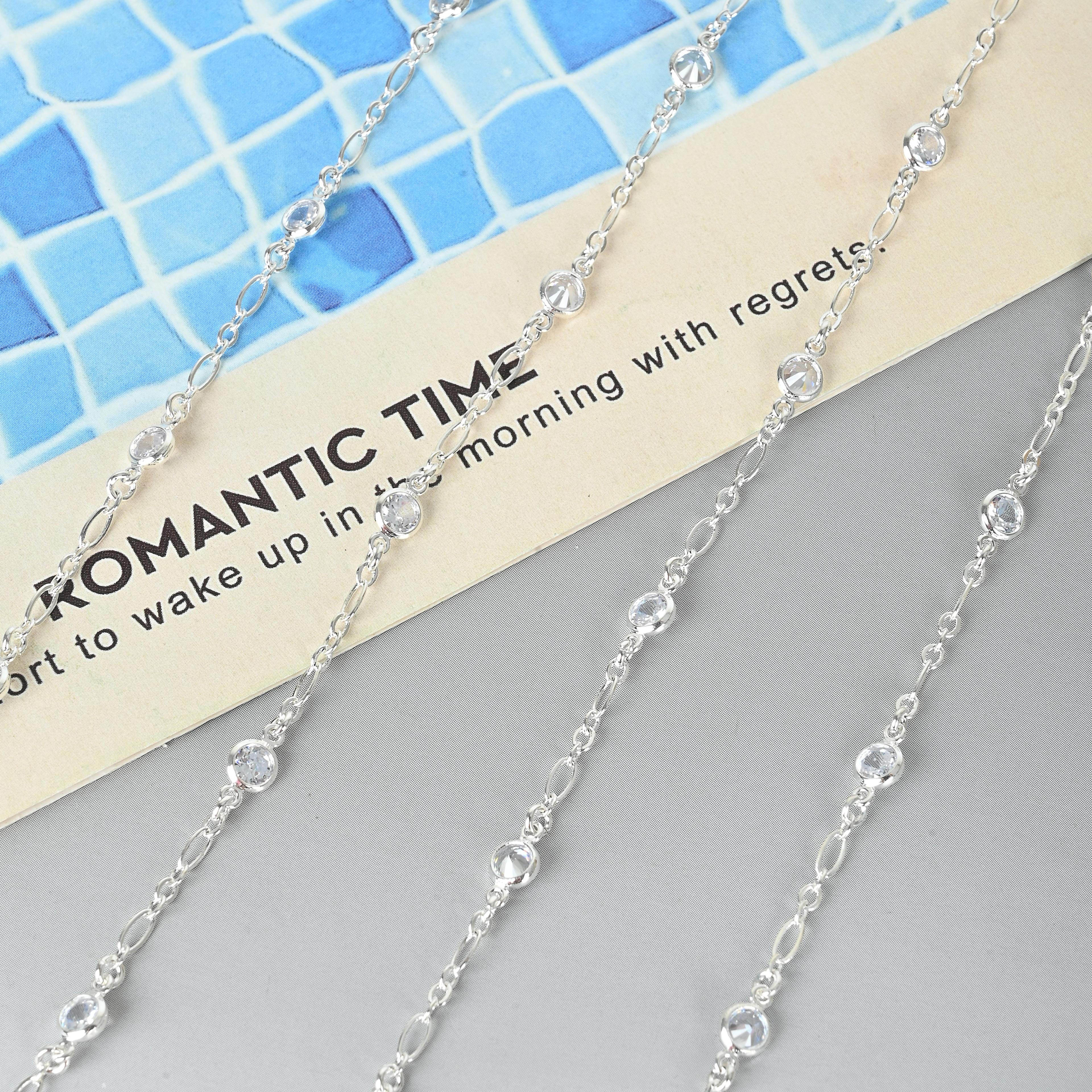 DIY jewelry decoration accessories, semi-finished products, links, basic chains, extension chains, women's necklaces, bracelets 026