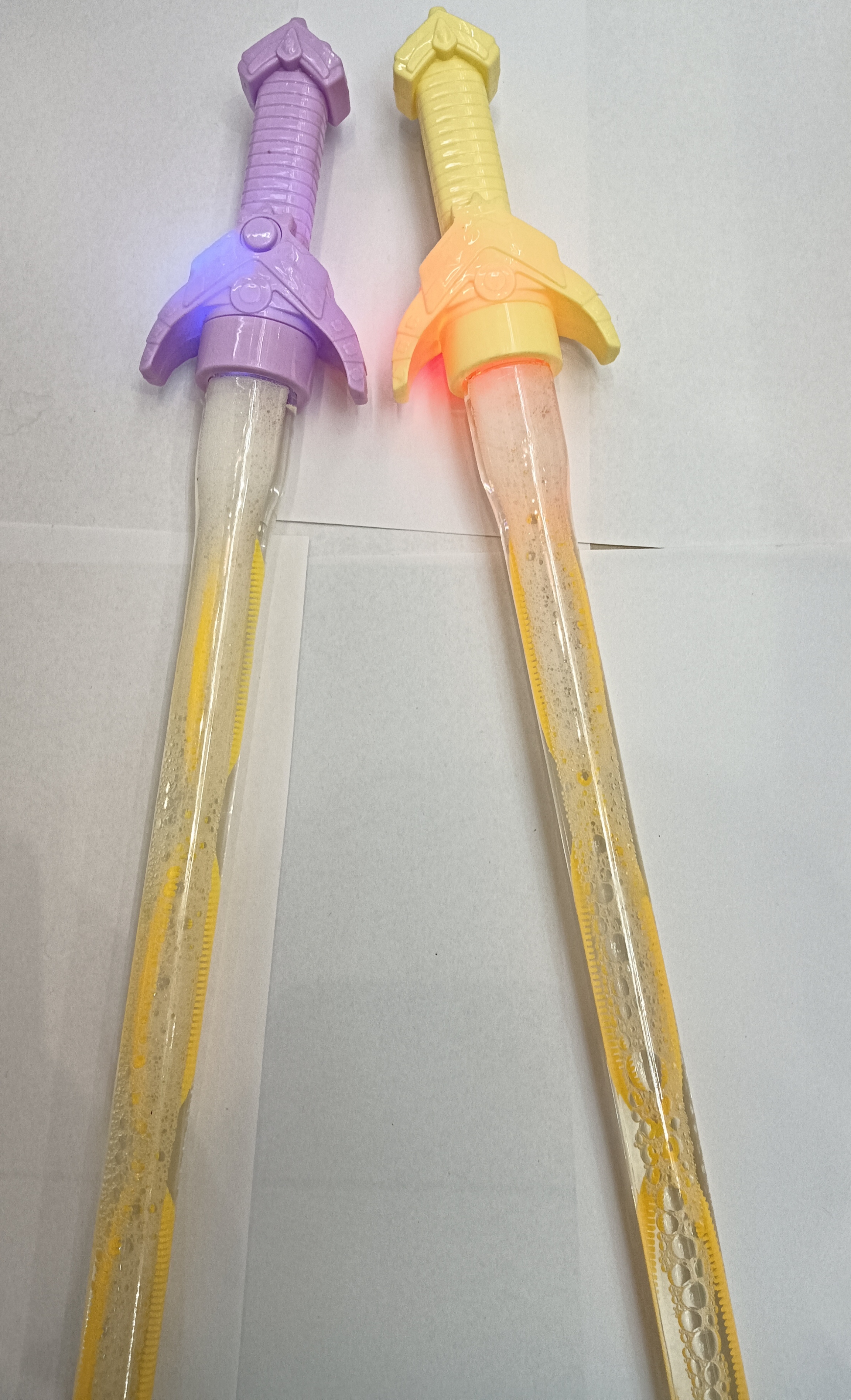 Hot-selling 47cm large flashing sword bubble stick children's toy creative hot-selling street stall wholesale bubble stick children's summer cartoon details Picture