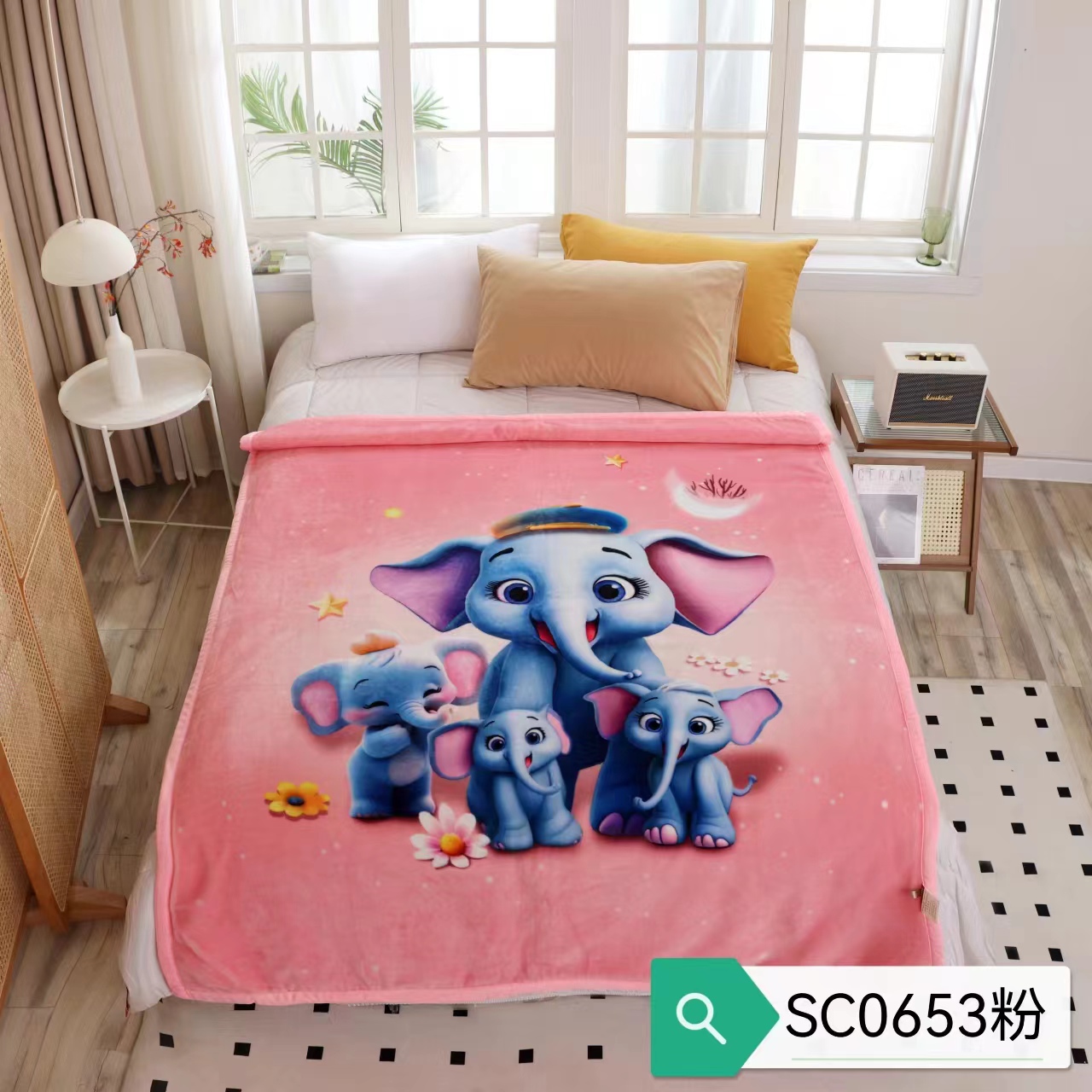 New products in 2025:3D printed children's blankets, baby hug blankets, blankets, cartoon flannel blankets, bed blankets, flannel Item Picture