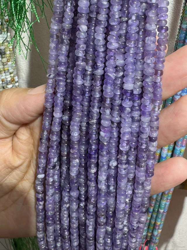 Semi-finished jewelry accessories, glass beads, loose beads, beads, string beads, DIY handcrafted bead accessories, glass bead jewelry bracelets, necklaces, material packages, natural stone Jy88802