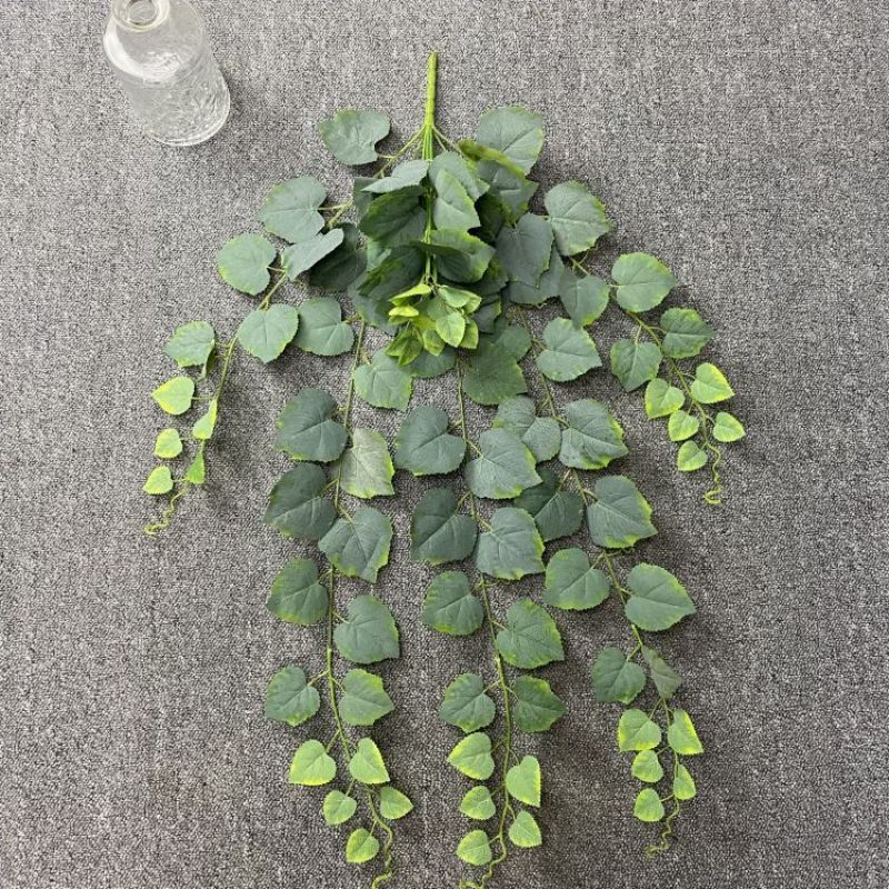 Artificial plants for indoor and outdoor home decoration, rattan for wedding decoration, outdoor decoration and decoration, grape leaves 004