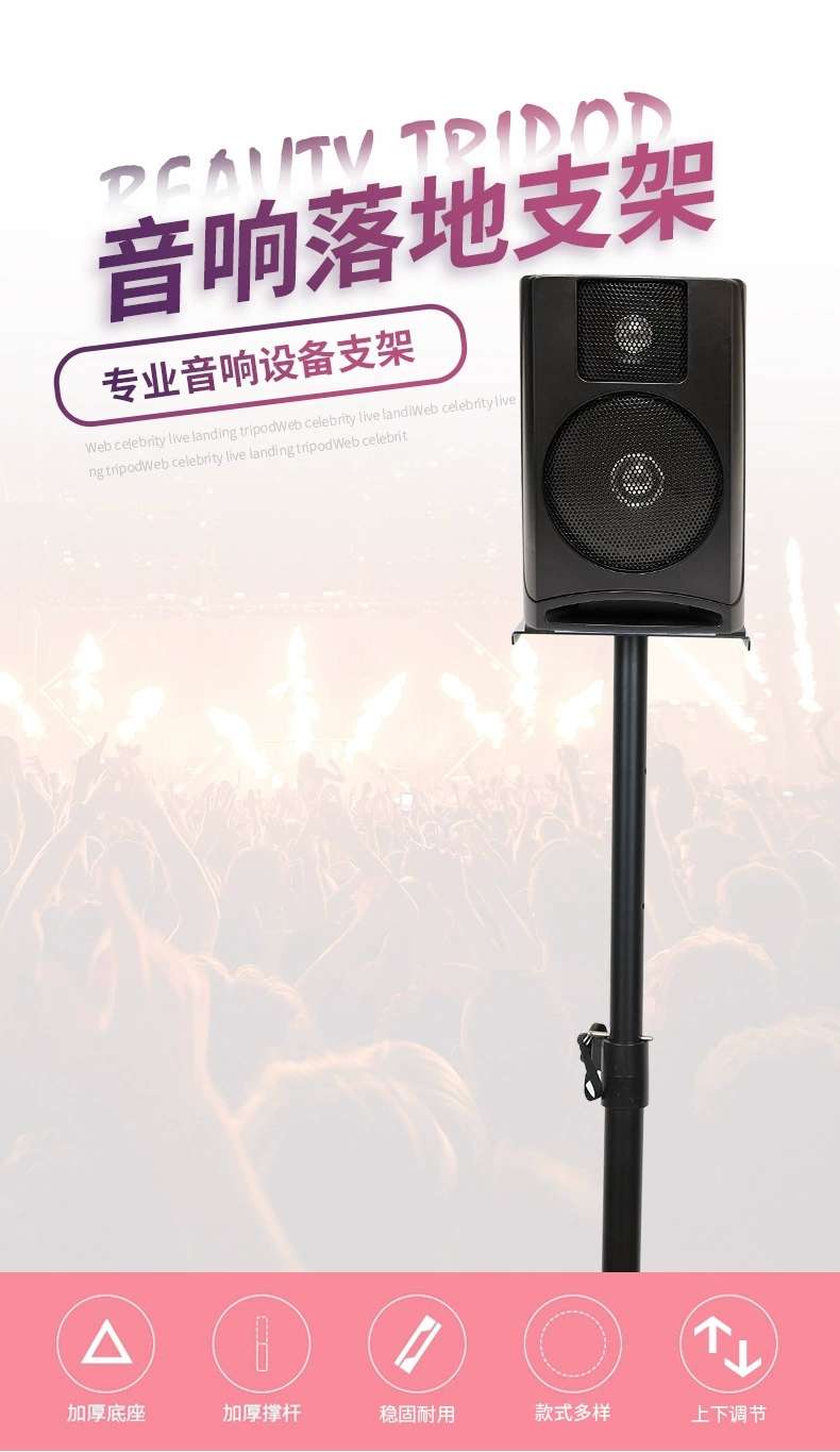 Foreign trade wholesale factory direct sales of audio stands, stage performance audio equipment support frames, audio floor stands NB-061 detail image 4