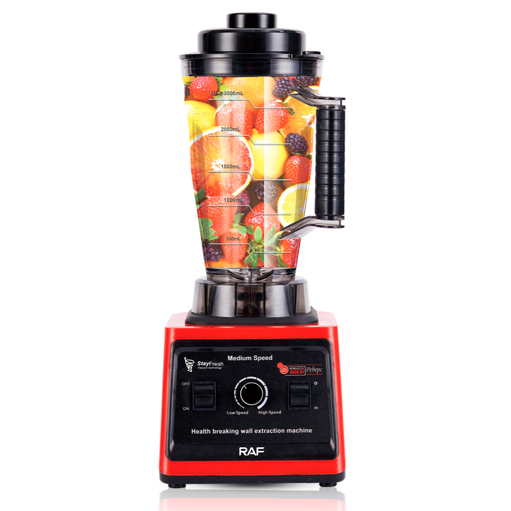 RAF European-standard cross-border multi-functional two-in-one juicer, household food processor, juicer, grinder, 8 knives, 3L Application Scenario