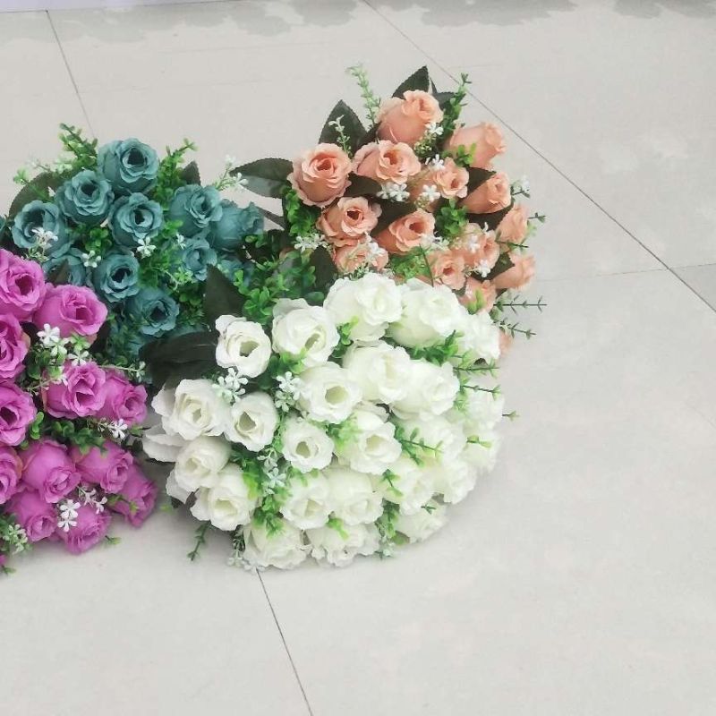 Jianying Flower Shop researches, develops, produces and sells 9-head 8-layer lilacs. 123001