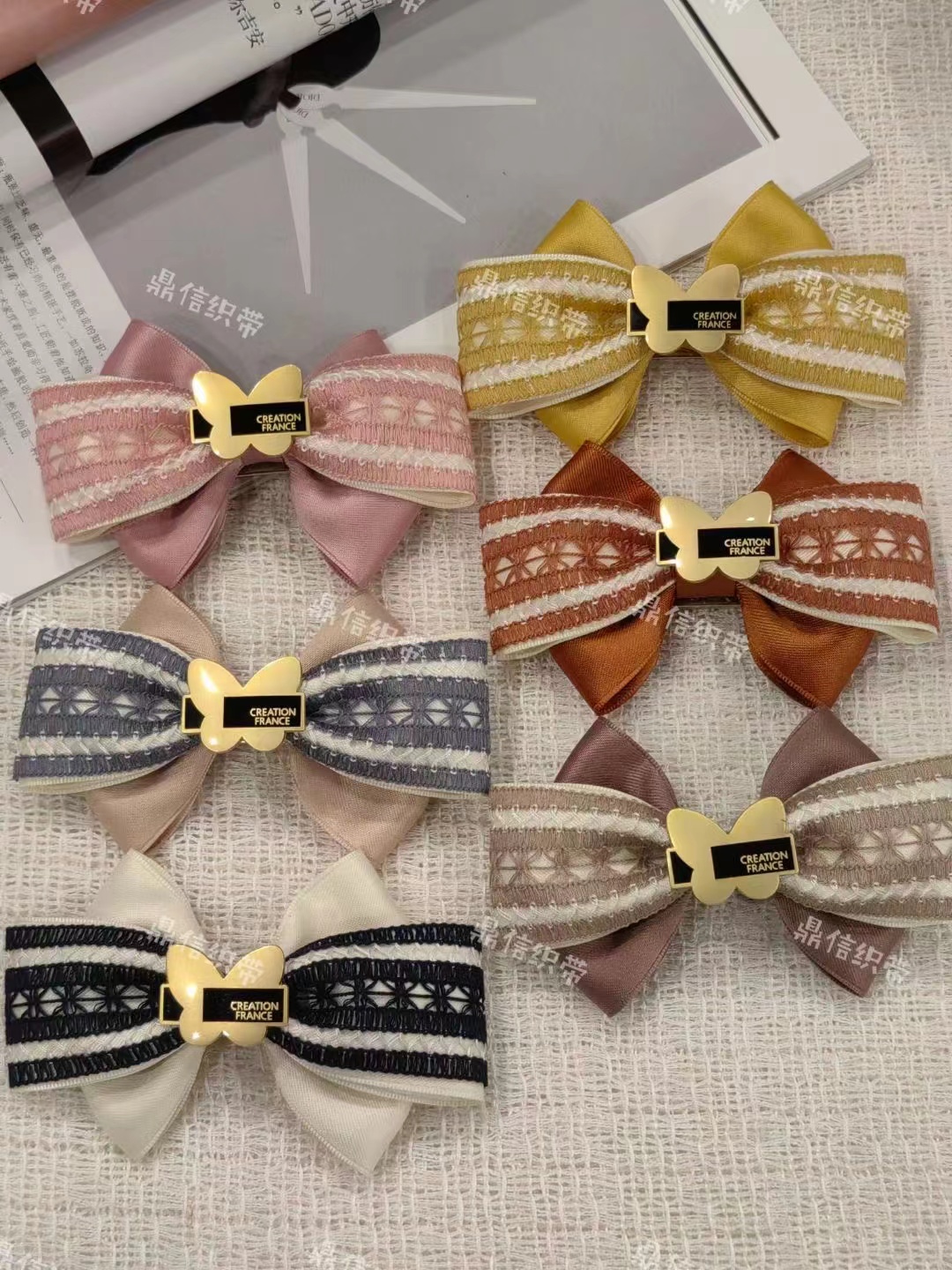 Korean premium white thread woven tape, DIY ribbon gift box, packaging materials, hats, straw hats, clothing, accessories, decorations, flower shop hair accessories, 100Y details Picture