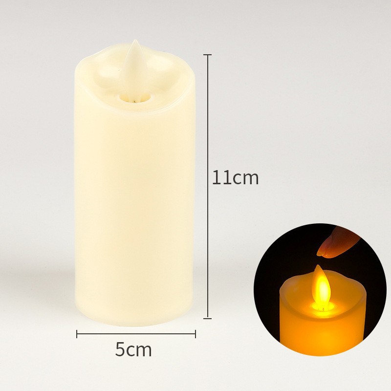 led electronic candle lamp, simulation fake candle, birthday romantic confession stage, wedding decoration, murder mystery game, guiding electronic candle Item Picture