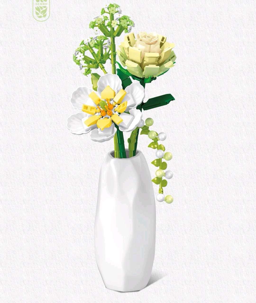 Senbao Building Block Flower Shop Adult Jigsaw puzzles detail image 4