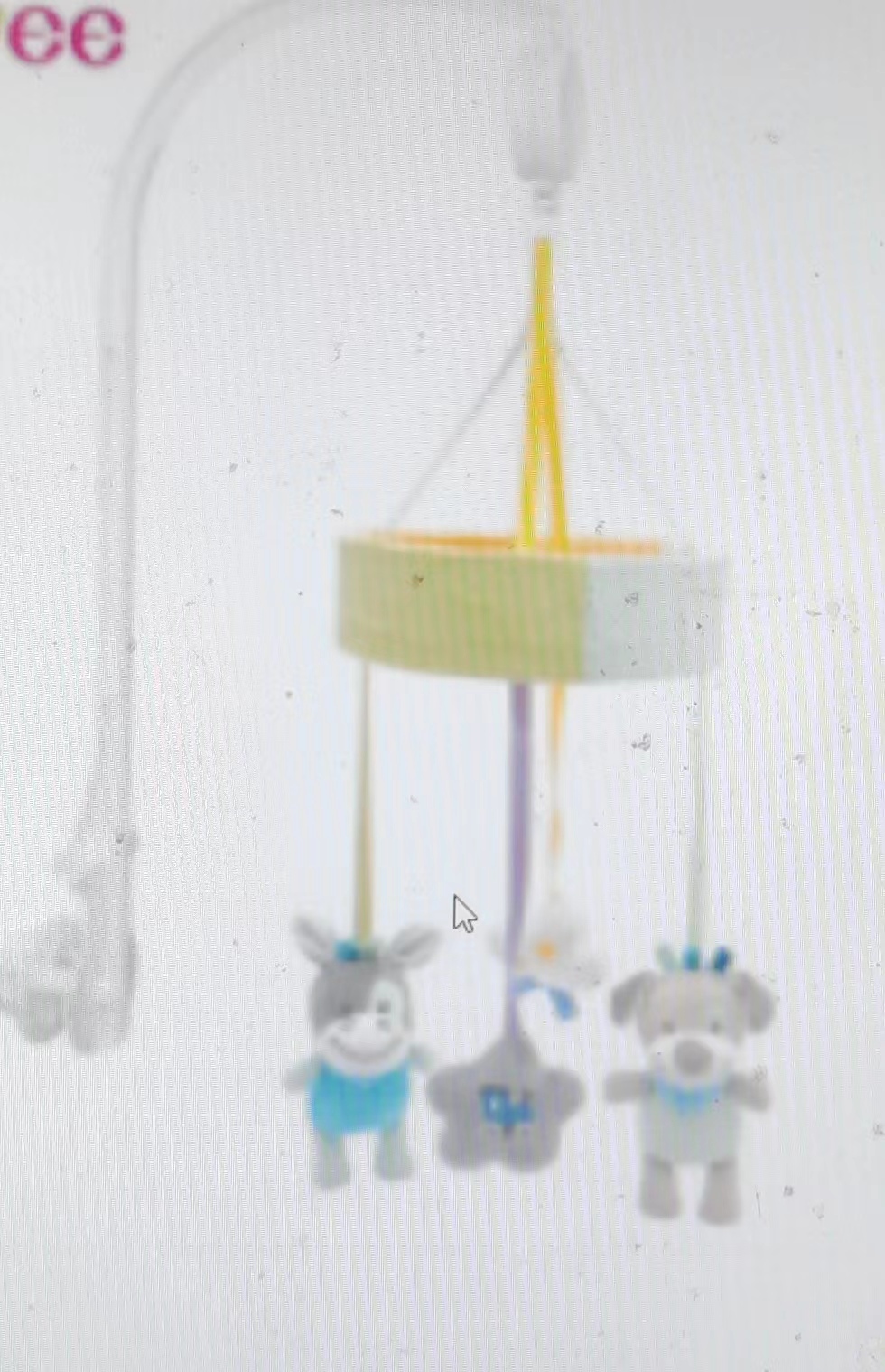 Animal bed bells, baby bells, lathe hangers, music rattle hangers, toys details Picture