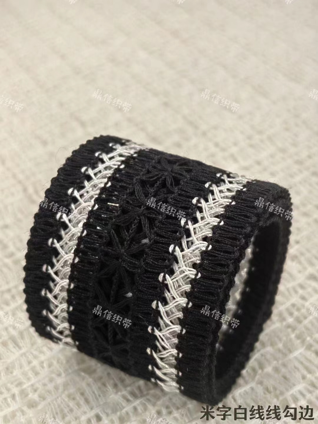 Korean premium white thread woven tape, DIY ribbon gift box, packaging materials, hats, straw hats, clothing, accessories, decorations, flower shop hair accessories, 100Y Application Scenario