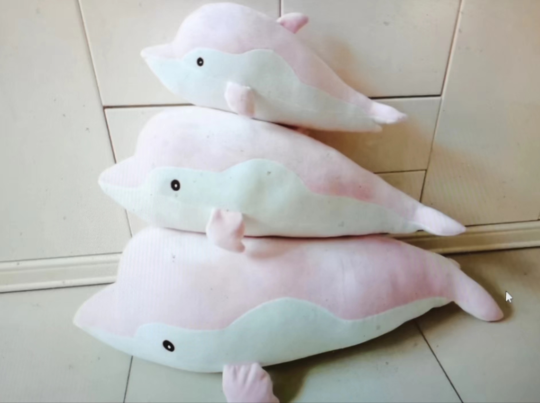 Four-faced dolphin ground promotion stalls, Happy Sisters plush toys, dolls, and doll factory direct sales details Picture